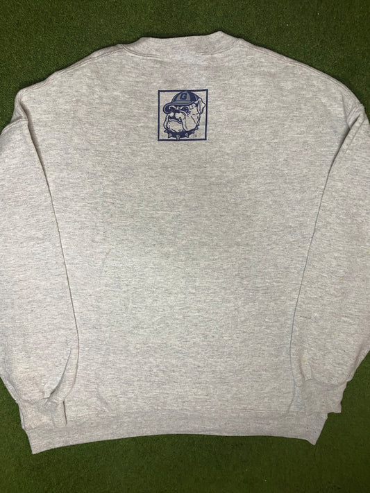 90s Georgetown Hoyas - Vintage College Sweatshirt (XL) - Gametime Vintage