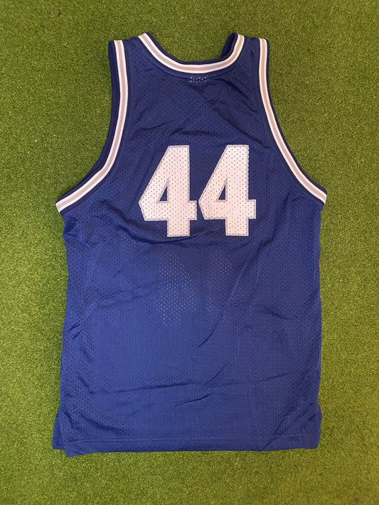 90s Georgetown Hoyas - #44 - Starter - Vintage College Basketball Jersey (Youth XL) - Gametime Vintage