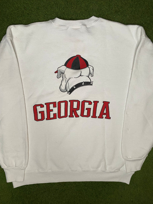 90s Georgia Bulldogs - Vintage College Sweatshirt (XL)