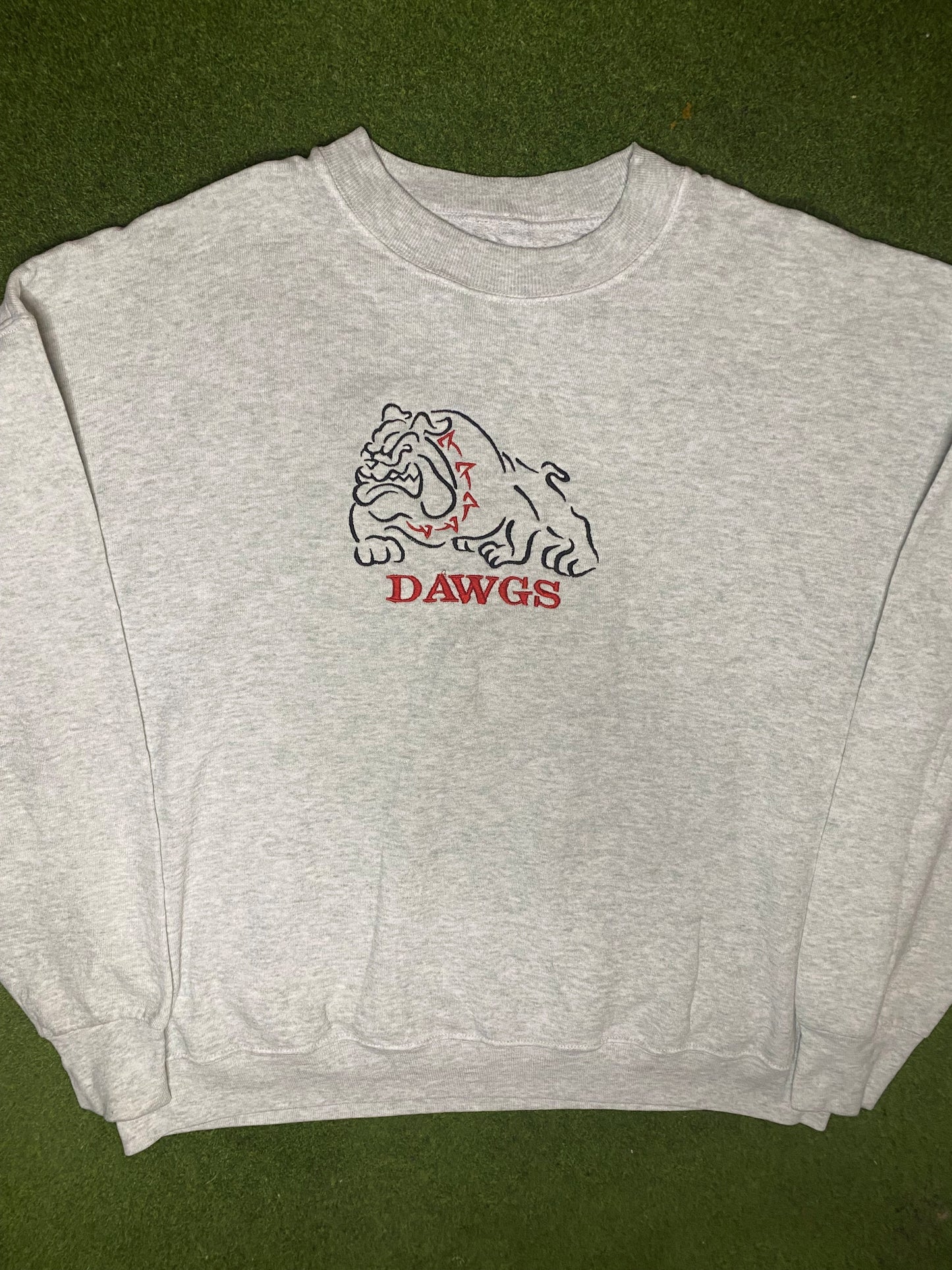 90s Georgia Bulldogs - Vintage College Sweatshirt (XL) - Gametime Vintage