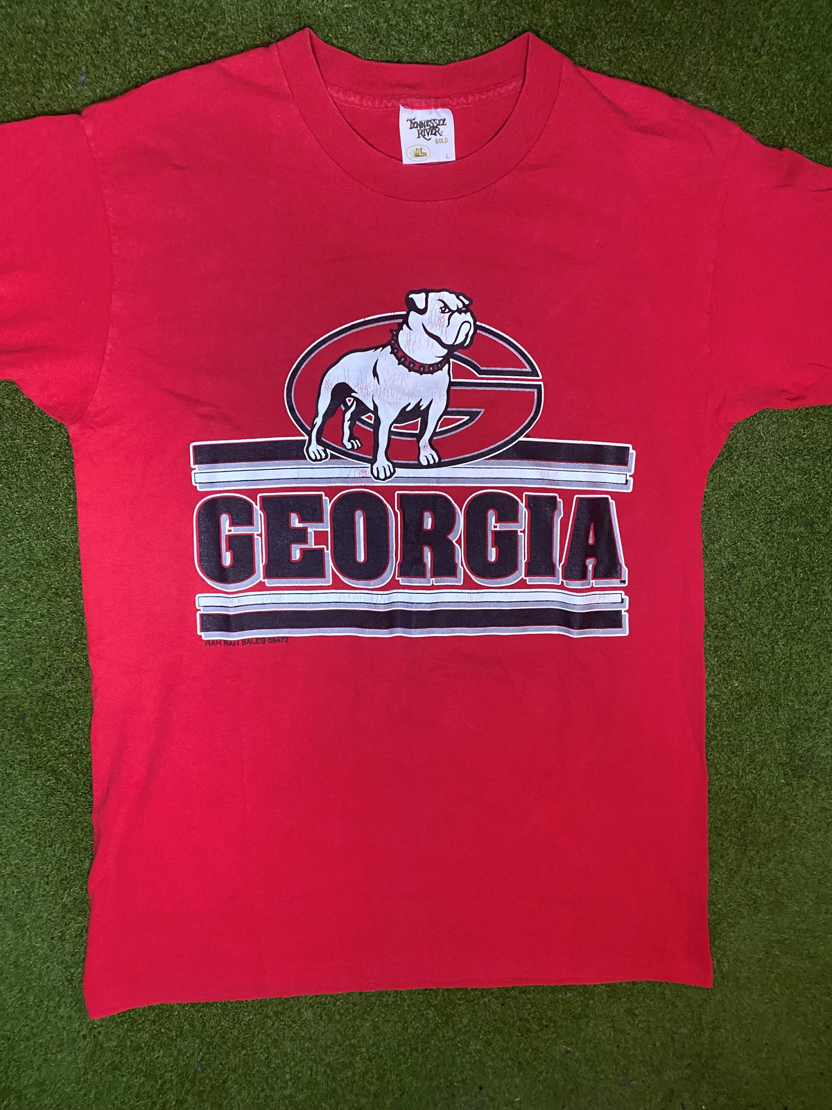 90s Georgia Bulldogs - Vintage College T-Shirt (Large) - Gametime Vintage