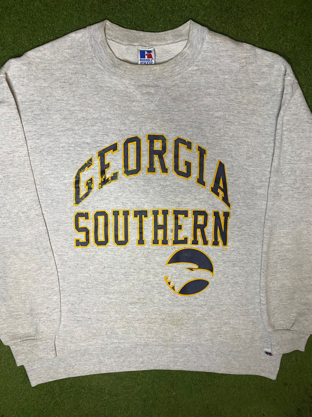 90s Georgia Southern Eagles - Vintage College Sweatshirt (XL) - Gametime Vintage