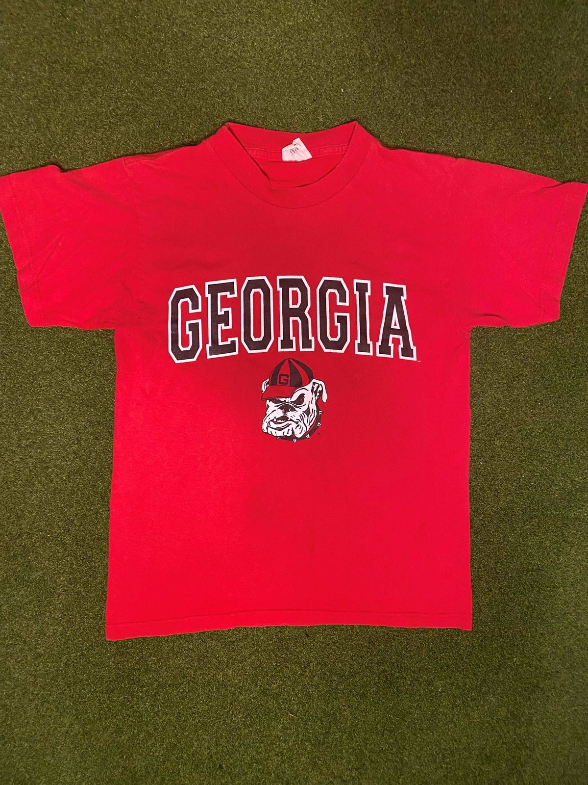 90s Georgia Bulldogs - Vintage College Tee Shirt (Small) - Gametime Vintage