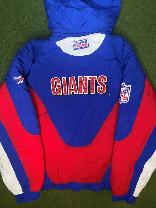 90s New York Giants - Vintage NFL Puffer Jacket (Large)