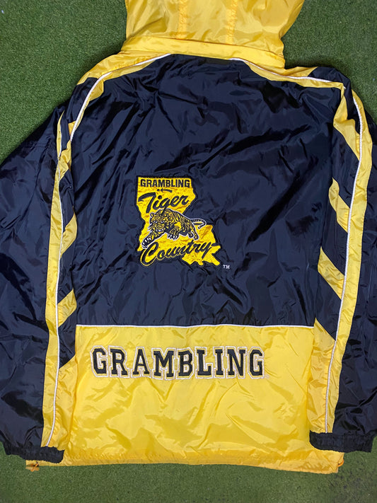 90s Grambling State Tigers - Vintage HBCU Jacket (2XL) - Gametime Vintage