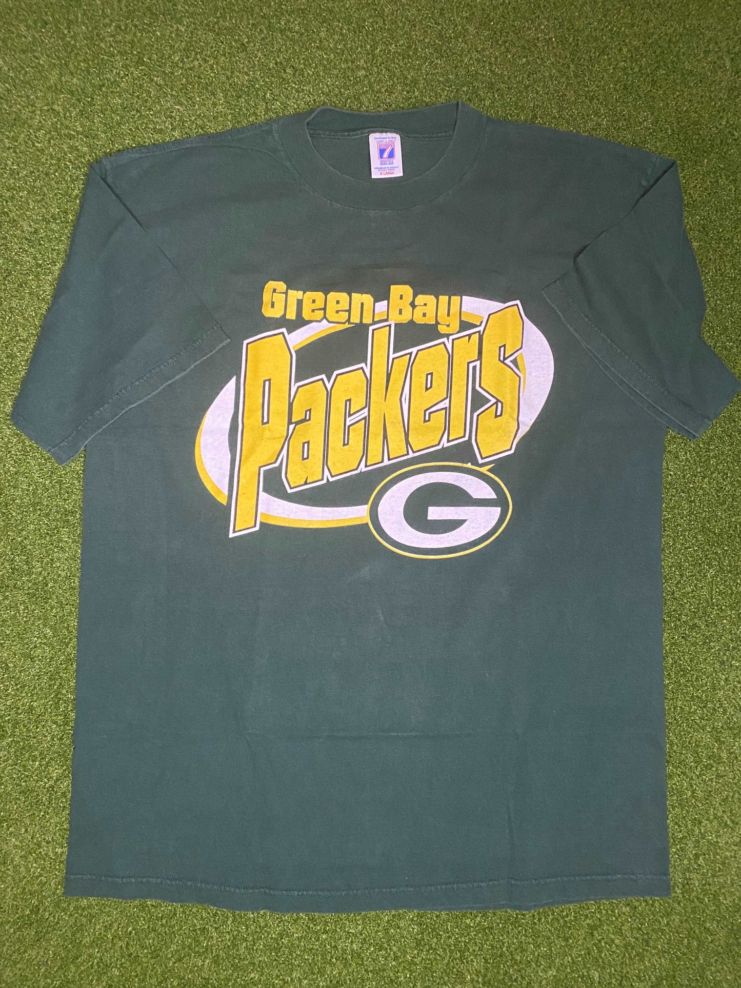 90s Green Bay Packers - Vintage NFL Tee Shirt (XL) - Gametime Vintage