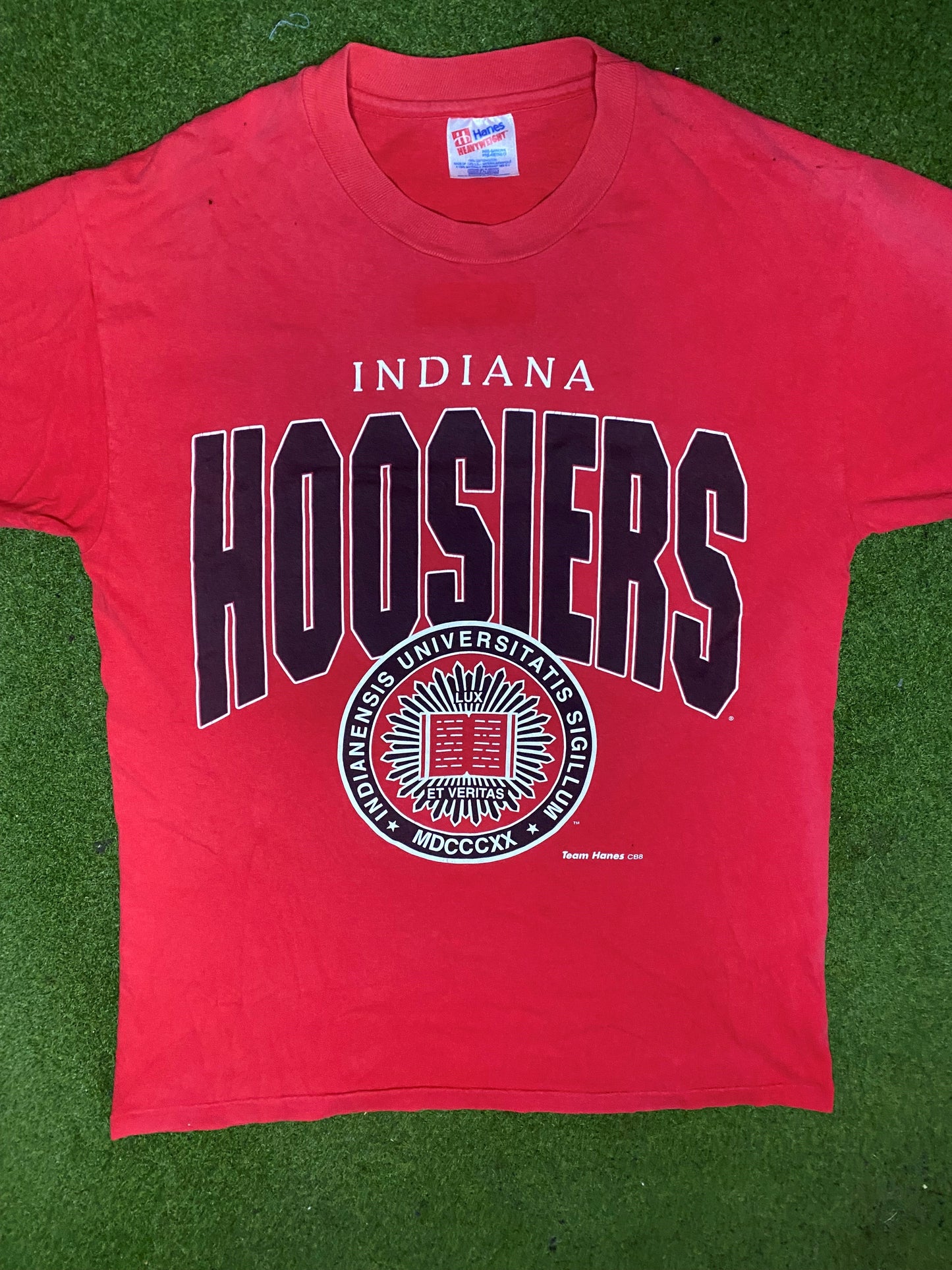 90s Indiana Hoosiers - Vintage University T-Shirt (Medium) - Gametime Vintage