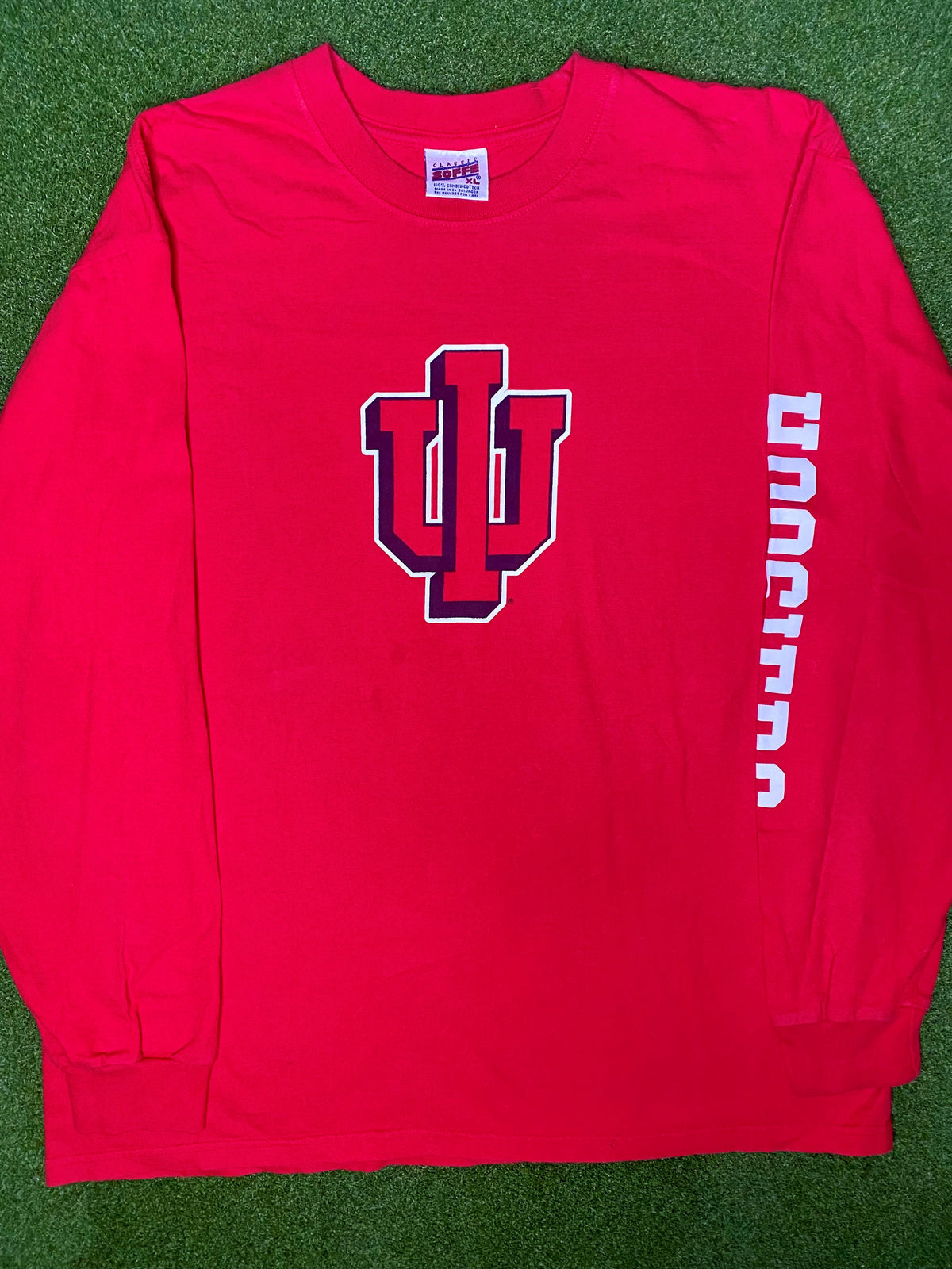 90年代印第安纳 Hoosiers - 复古大学长袖 (XL)