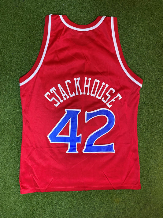 1995-1998 Philadelphia 76ers - Jerry Stackhouse #42 - Vintage NBA Jersey (44) - Gametime Vintage