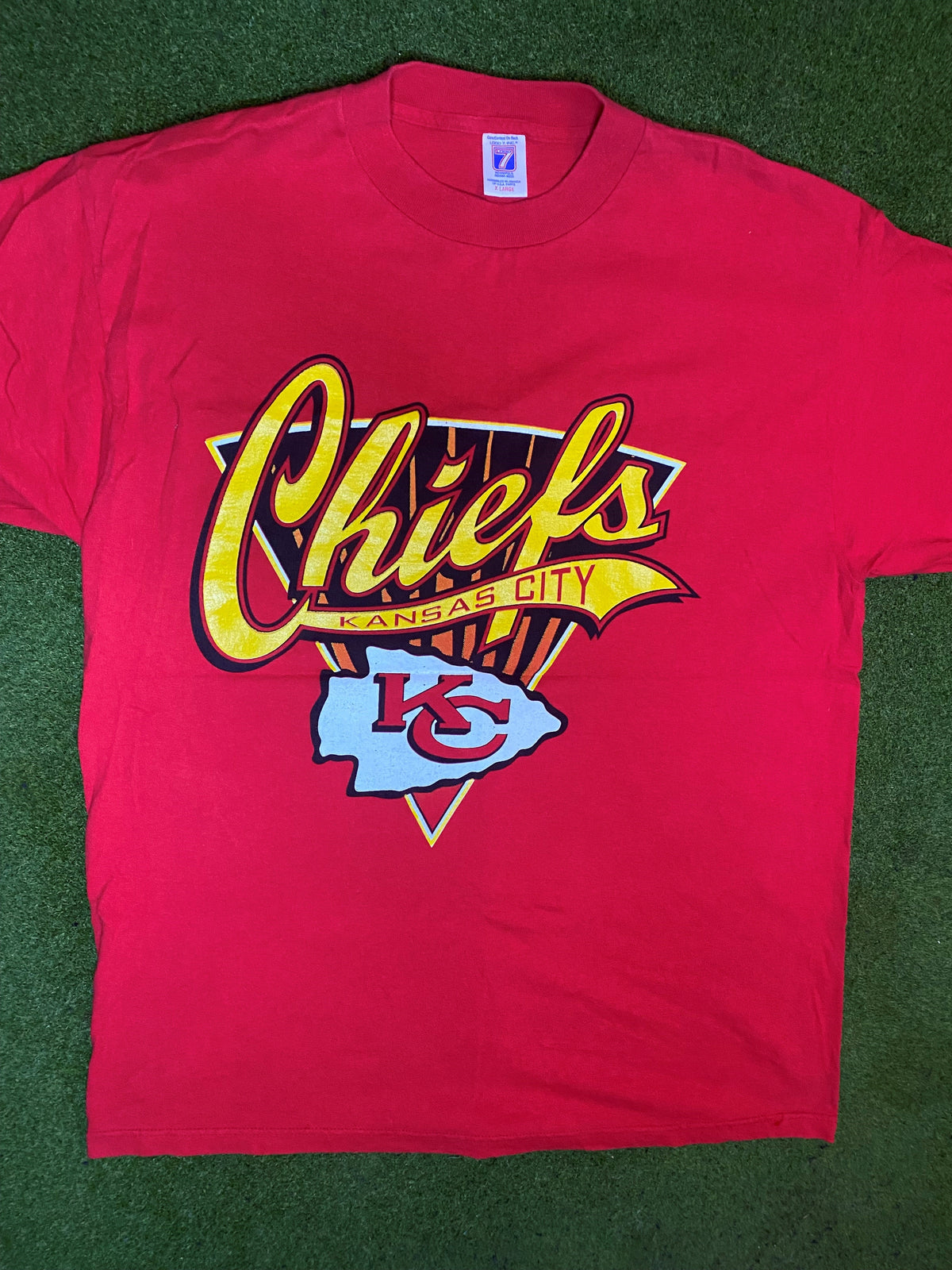 90s Kansas City Chiefs - Vintage NFL Tee (XL) - Gametime Vintage