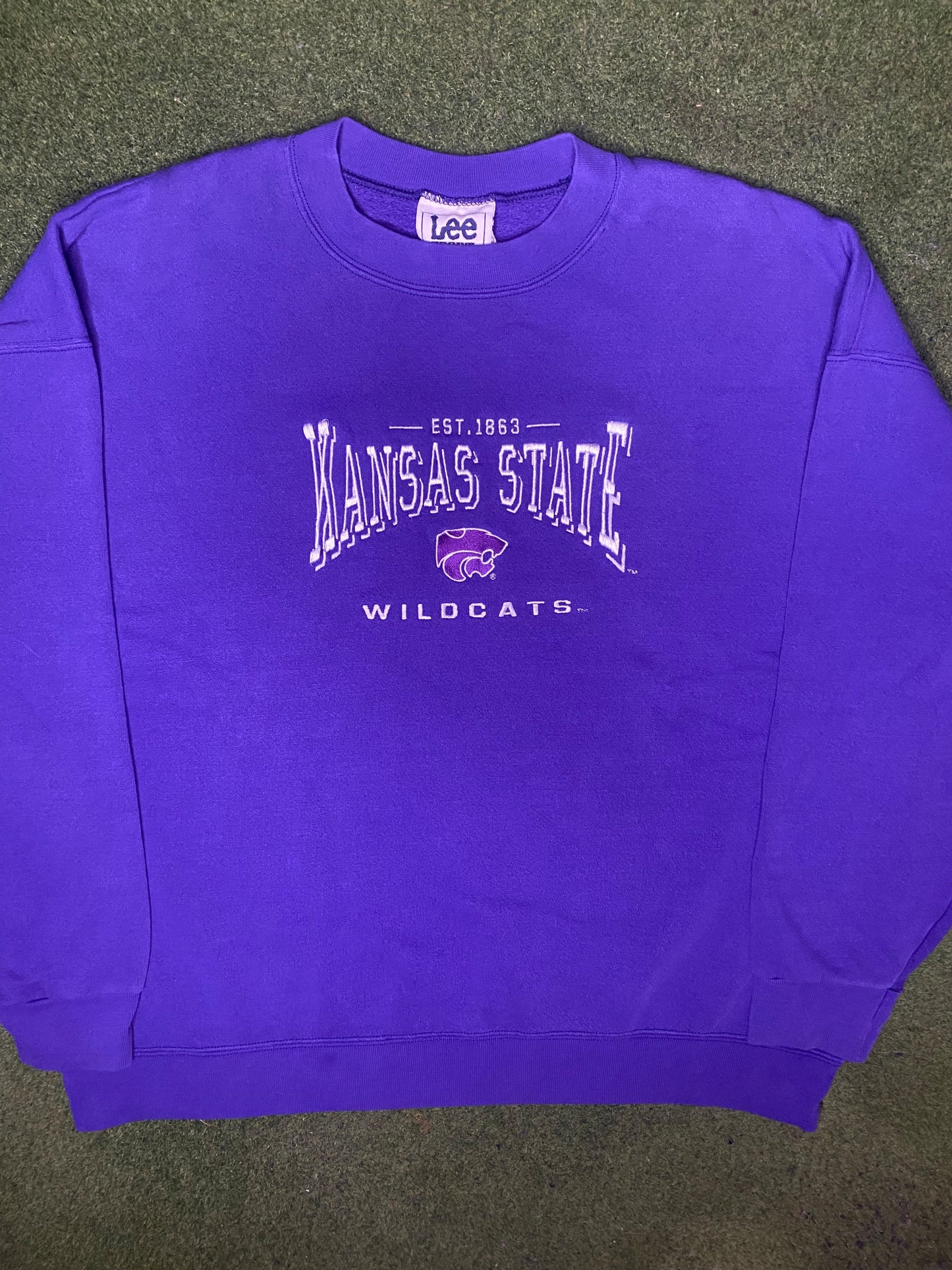 90年代堪萨斯州立大学野猫队 - 复古大学卫衣 (2XL)