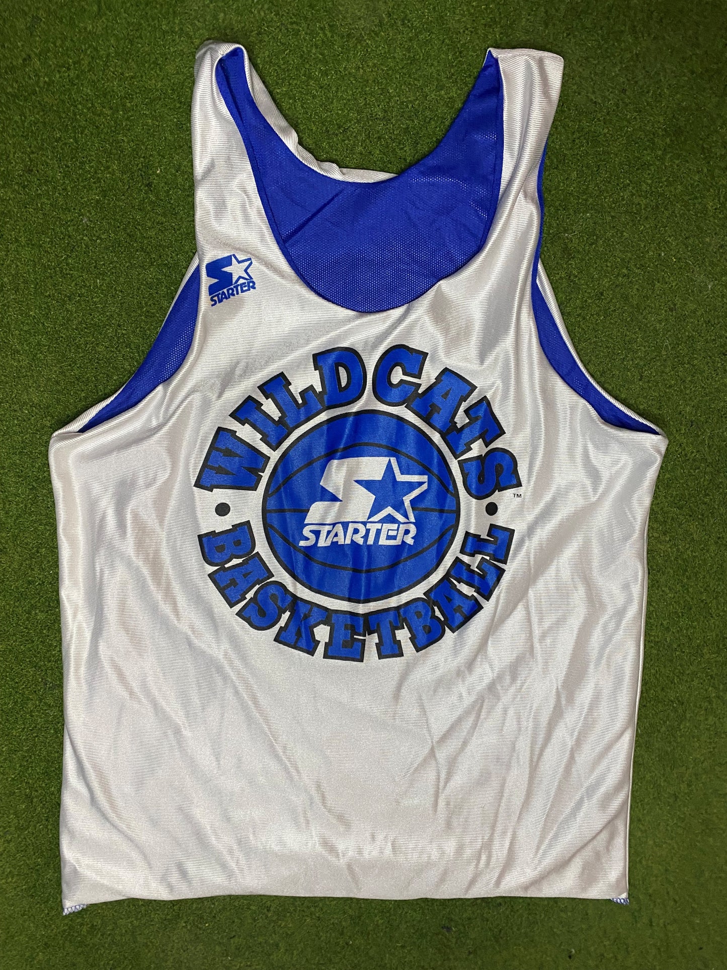 90s Kentucky Wildcats - Reversible - Vintage College Basketball Jersey (46) - Gametime Vintage