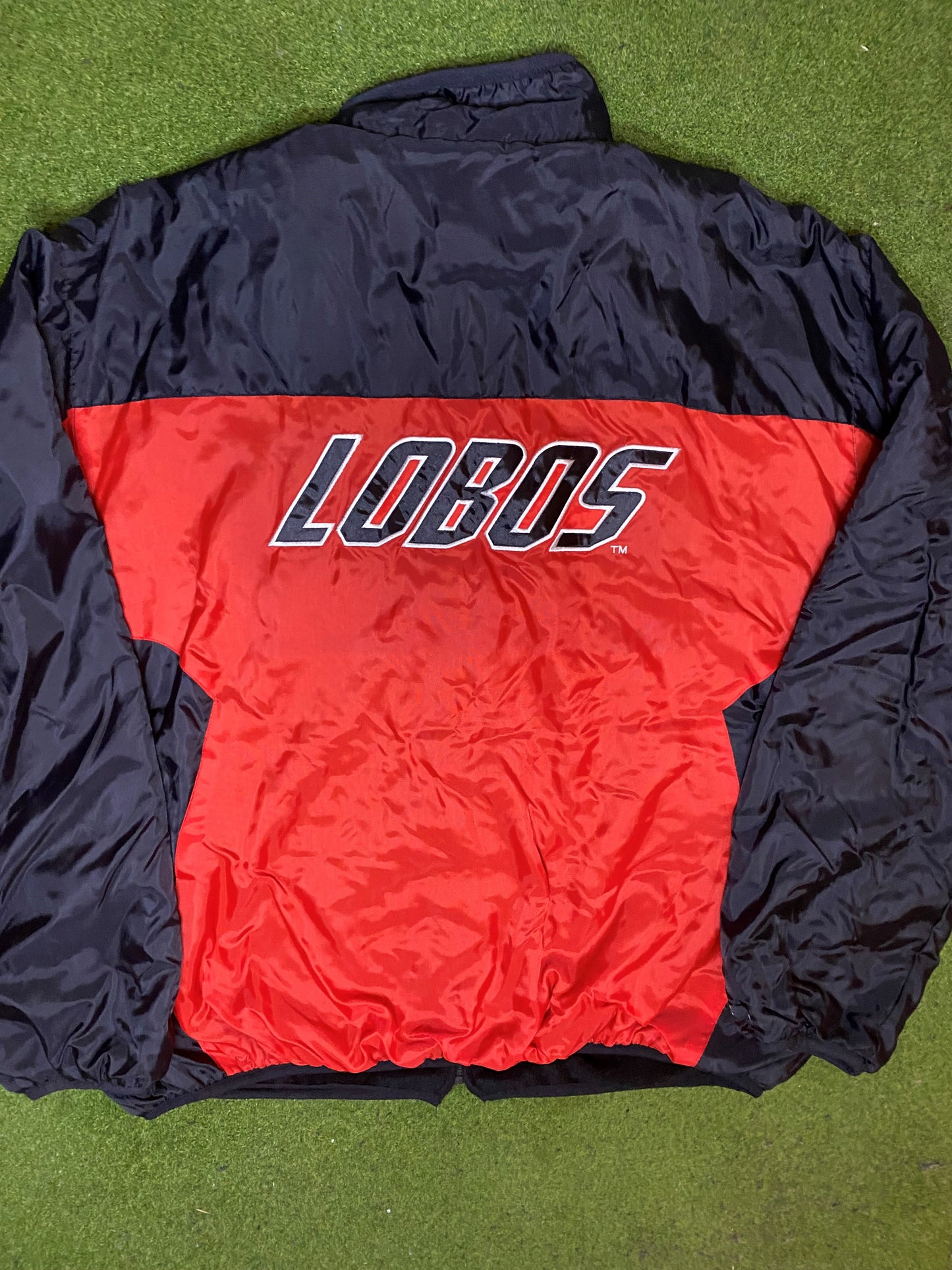 90s New Mexico Lobos - Vintage College Jacket (XL) - Gametime Vintage
