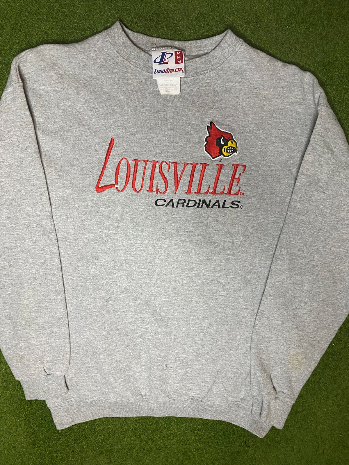 90s Louisville Cardinals - Vintage College Sweatshirt (Medium) - Gametime Vintage