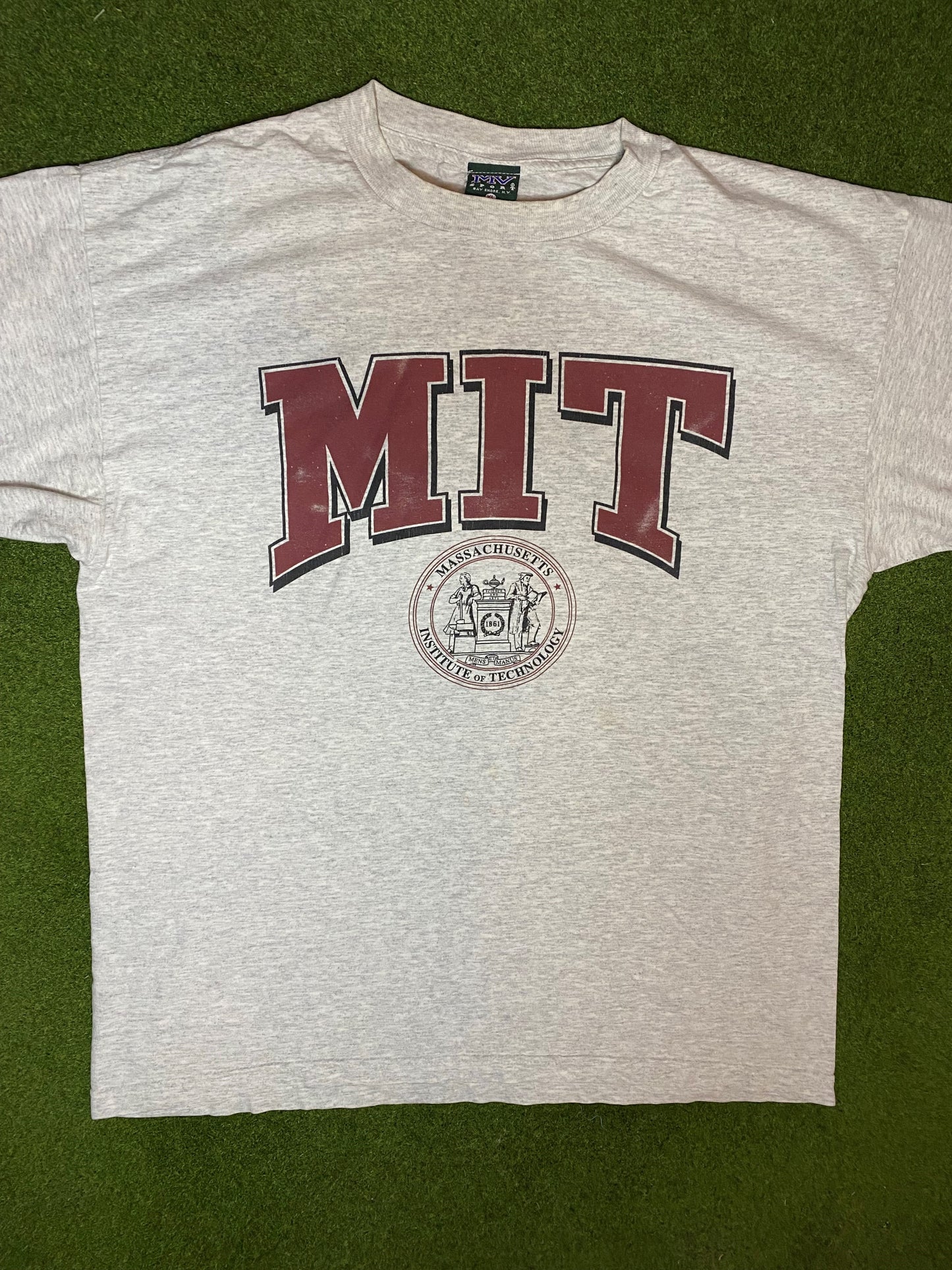 90s MIT Engineers - Vintage University T-Shirt (XL) - Gametime Vintage