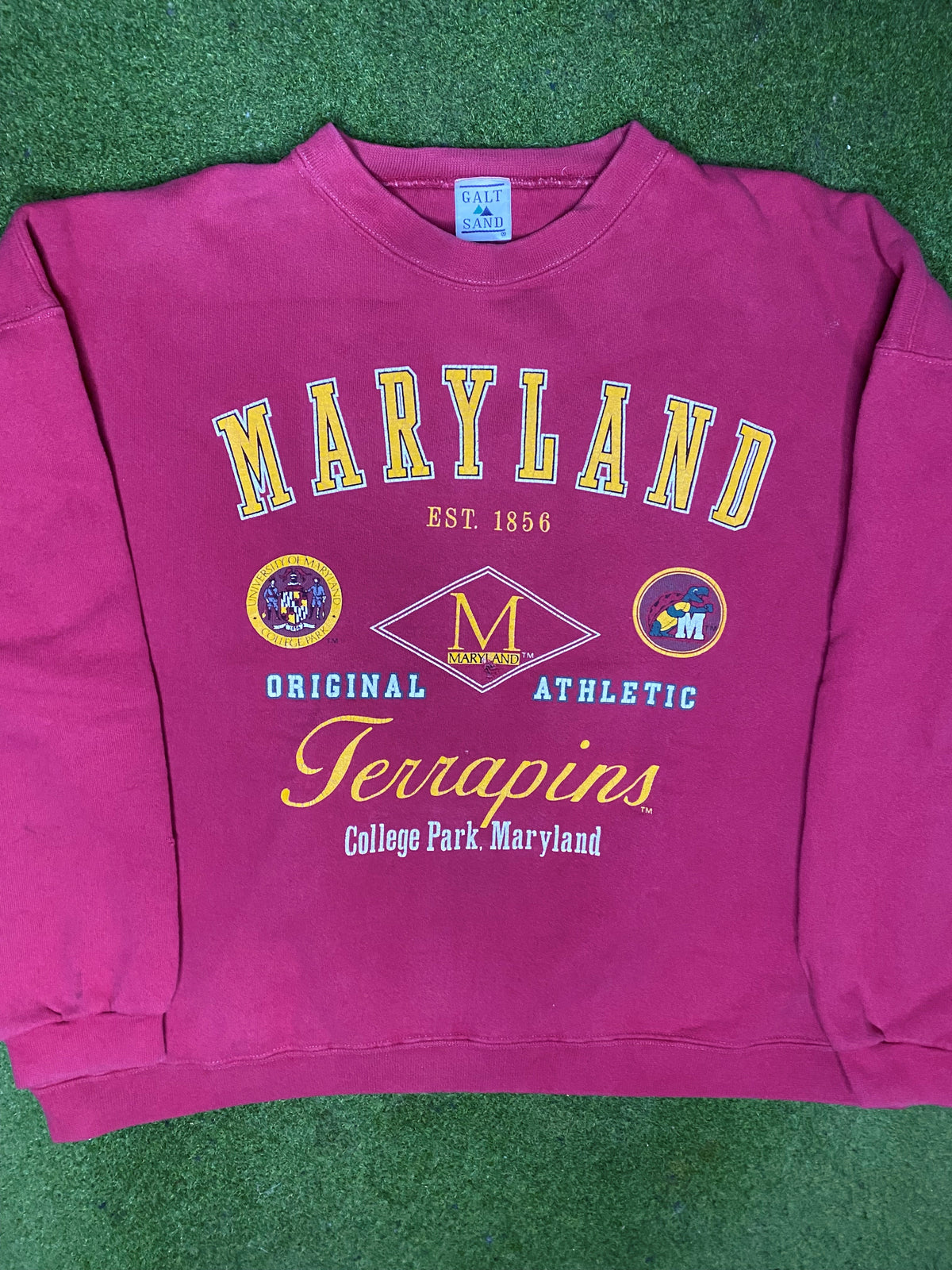 90s Maryland Terrapins - Vintage College Sweatshirt (2XL) - Gametime Vintage