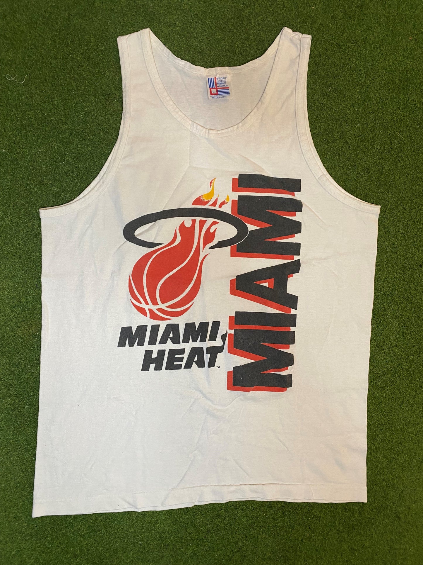 90s Miami Heat - Vintage NBA Tank (Large) - Gametime Vintage
