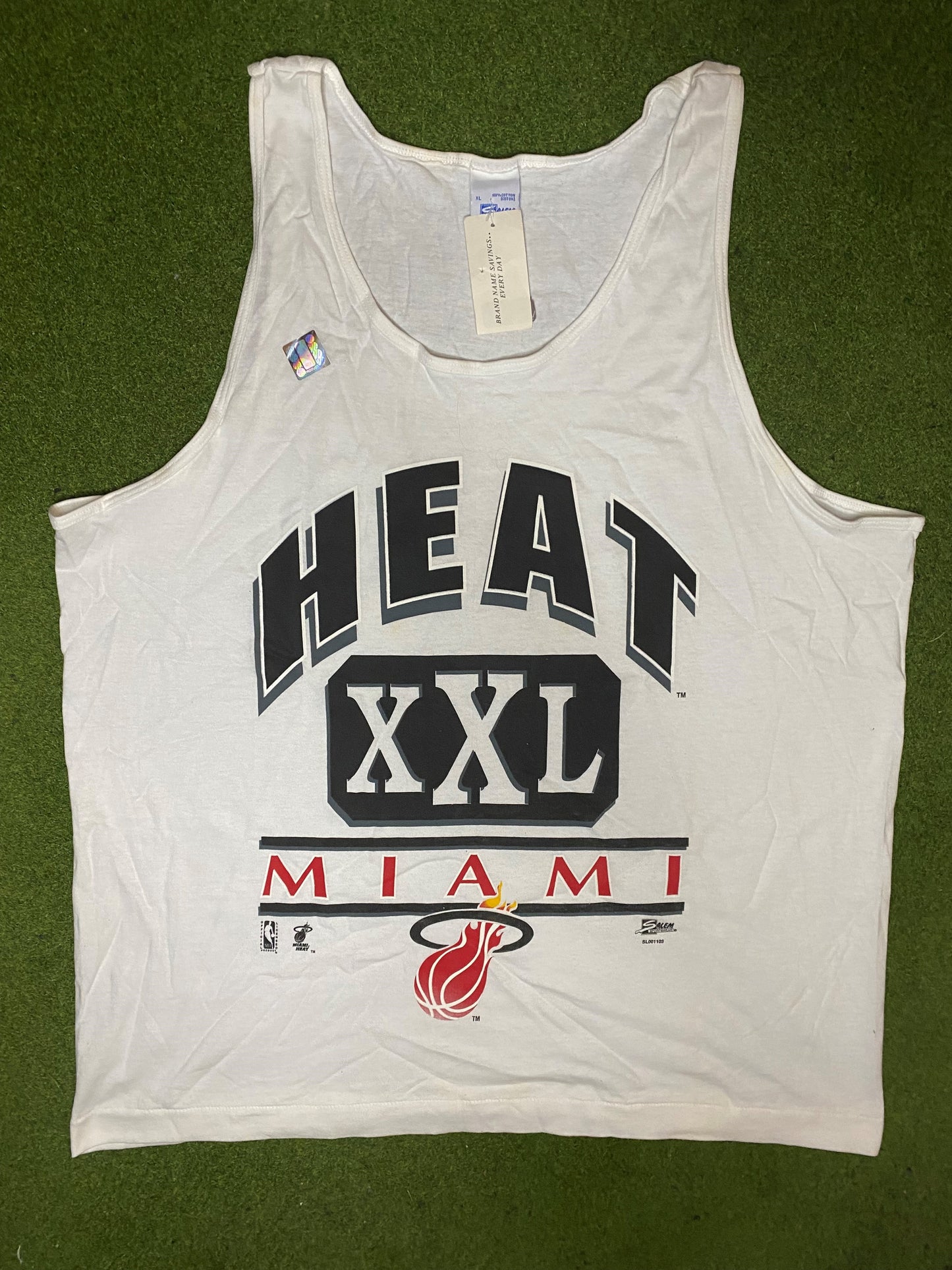 90s Miami Heat - Vintage NBA Tank (XL) - Gametime Vintage