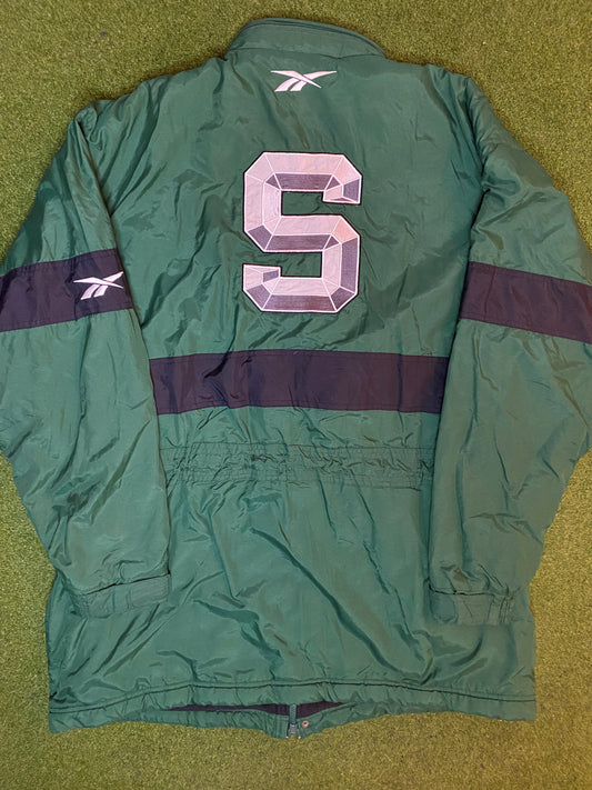 90s Michigan State - Vintage College Winter Jacket (Large) - Gametime Vintage