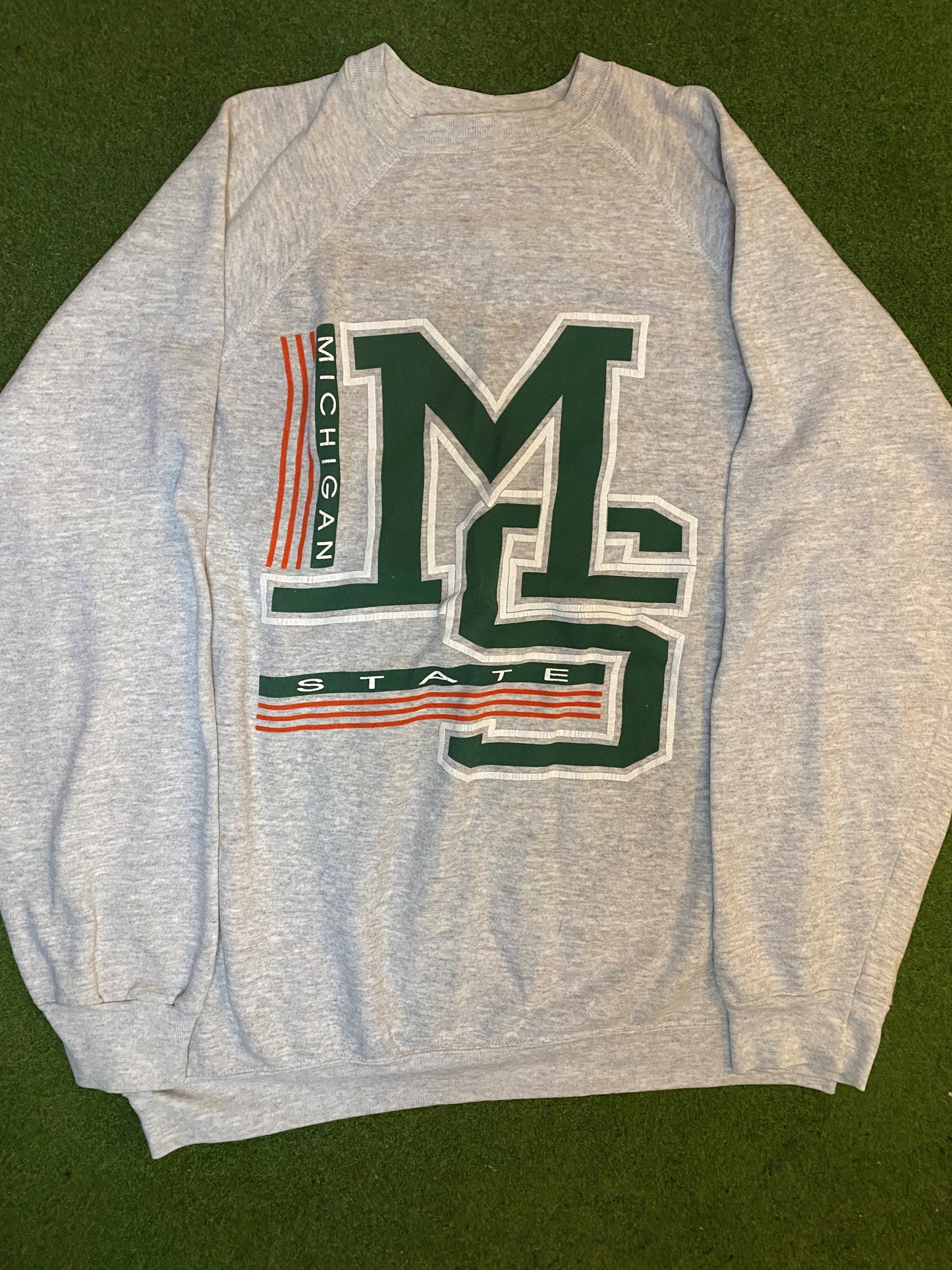 90s Michigan State Spartans - Vintage University Sweatshirt (3XL) - Gametime Vintage