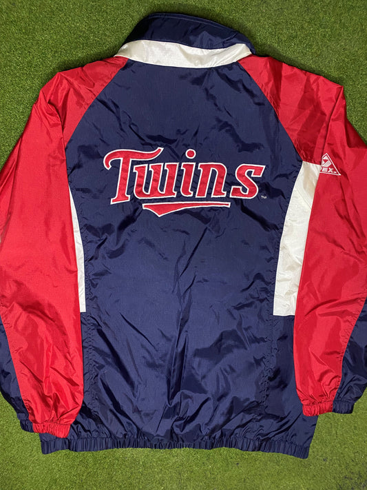 90s Minnesota Twins - Vintage MLB Windbreaker (XL) - Gametime Vintage