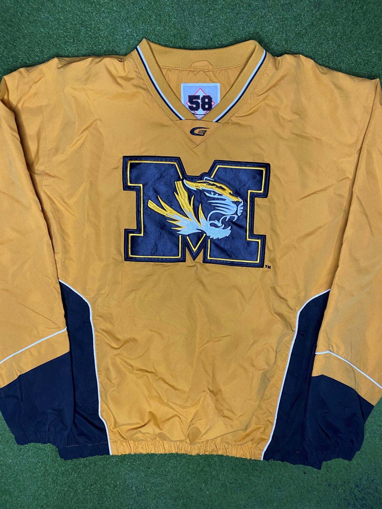90s Missouri Tigers - Vintage College Pullover (Large) - Gametime Vintage