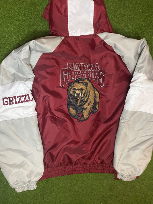 90s Montana Grizzlies - Vintage College Jacket (Large) - Gametime Vintage