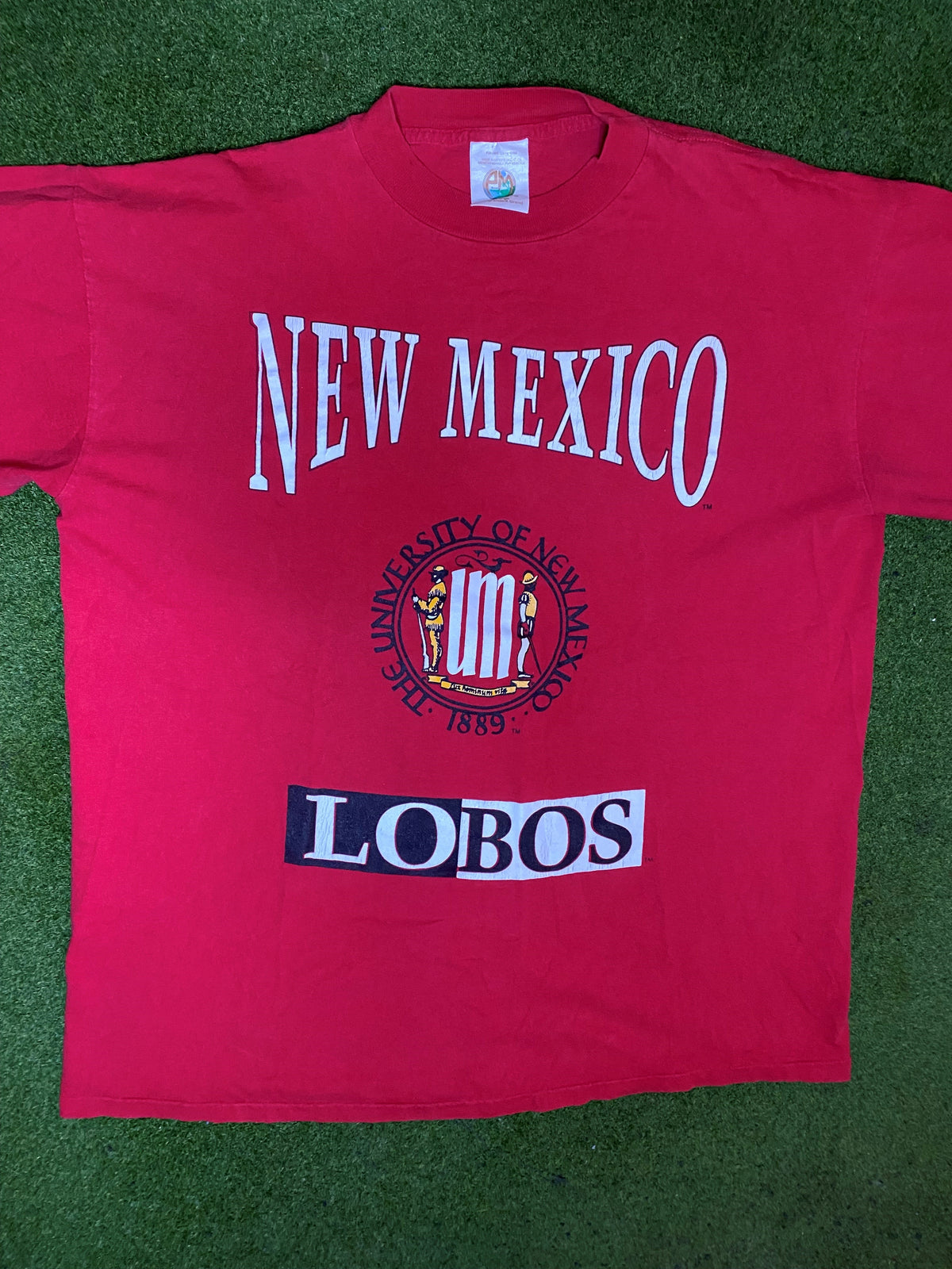 90s New Mexico Lobos - Vintage University T-Shirt (XL) - Gametime Vintage