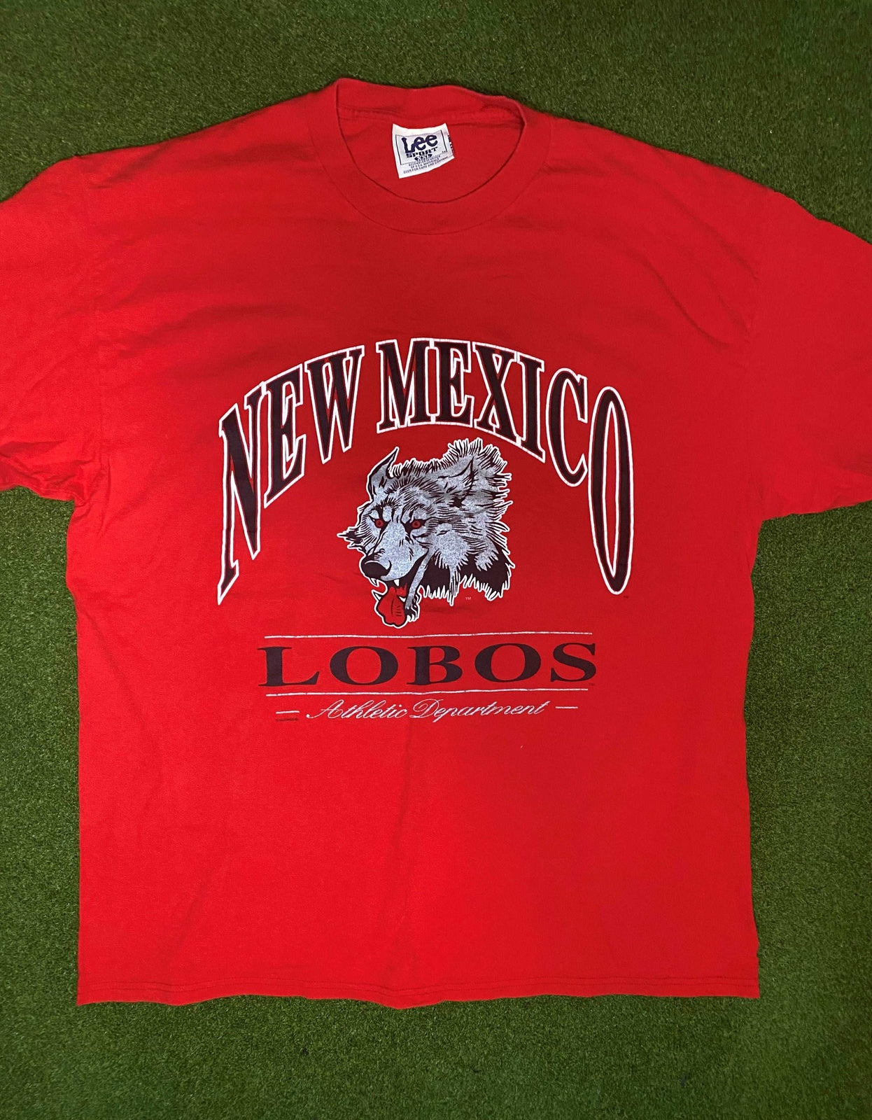 90s New Mexico Lobos - Vintage College Tee Shirt (2XL) - Gametime Vintage