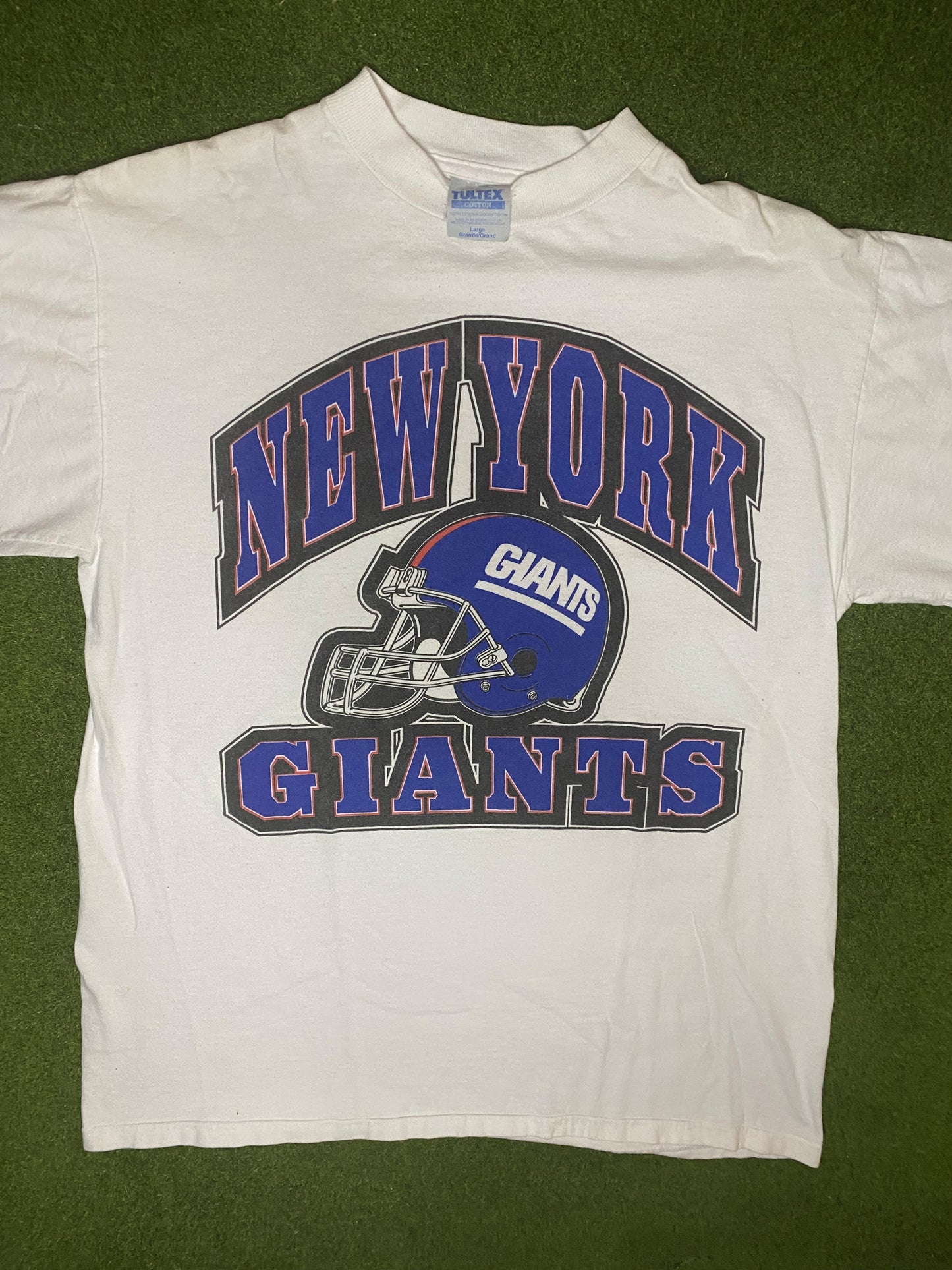 90s New York Giants - Vintage NFL T-Shirt (Large) - Gametime Vintage