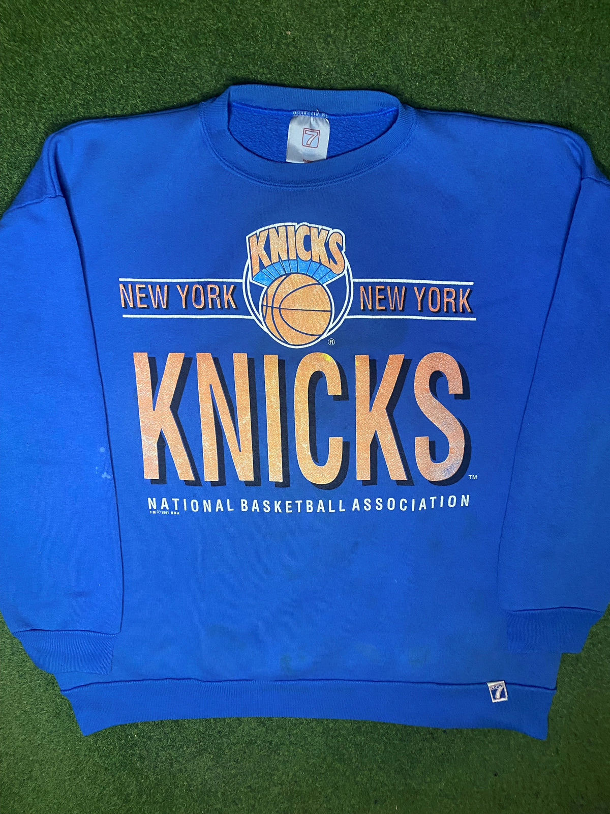 Sudadera Vintage NBA de los New York Knicks de los 90 (Talla XL)
