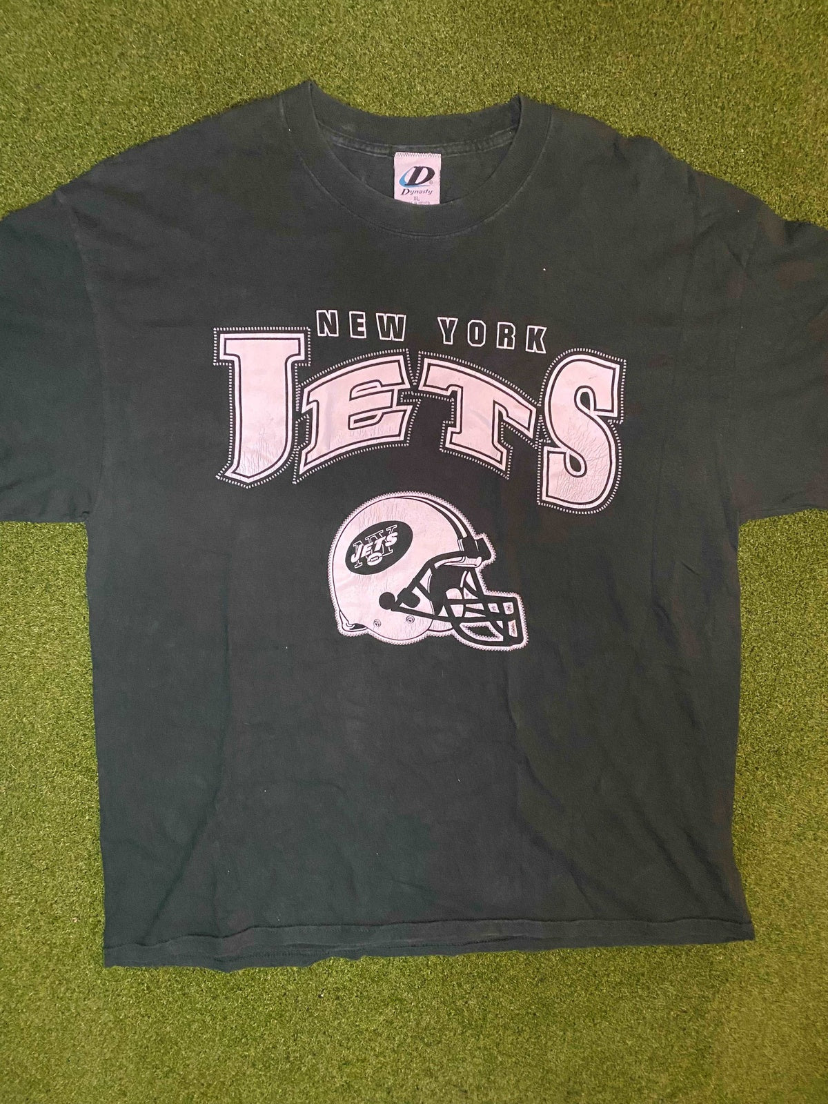 90s New York Jets - Vintage NFL Tee Shirt (XL) - Gametime Vintage
