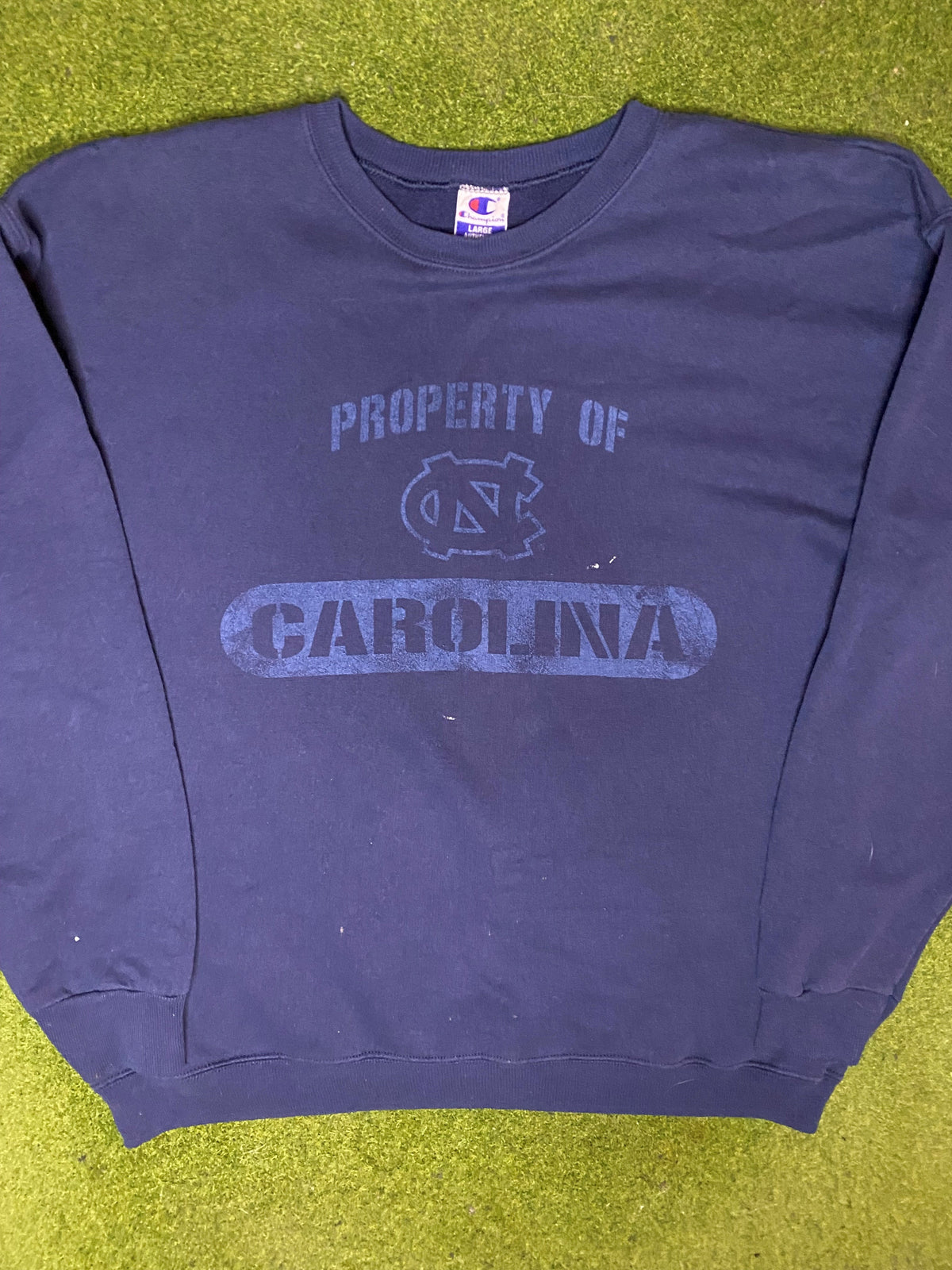 90s North Carolina Tar Heels - Vintage College Sweatshirt (Large) - Gametime Vintage