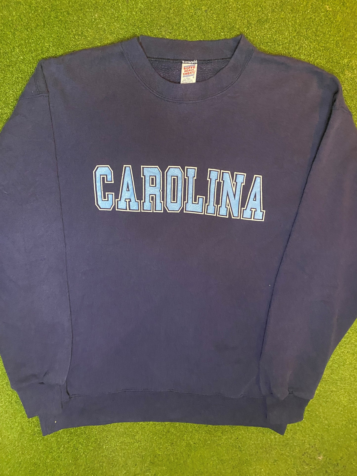 90s North Carolina Tar Heels - Vintage College Sweatshirt (2XL) - Gametime Vintage