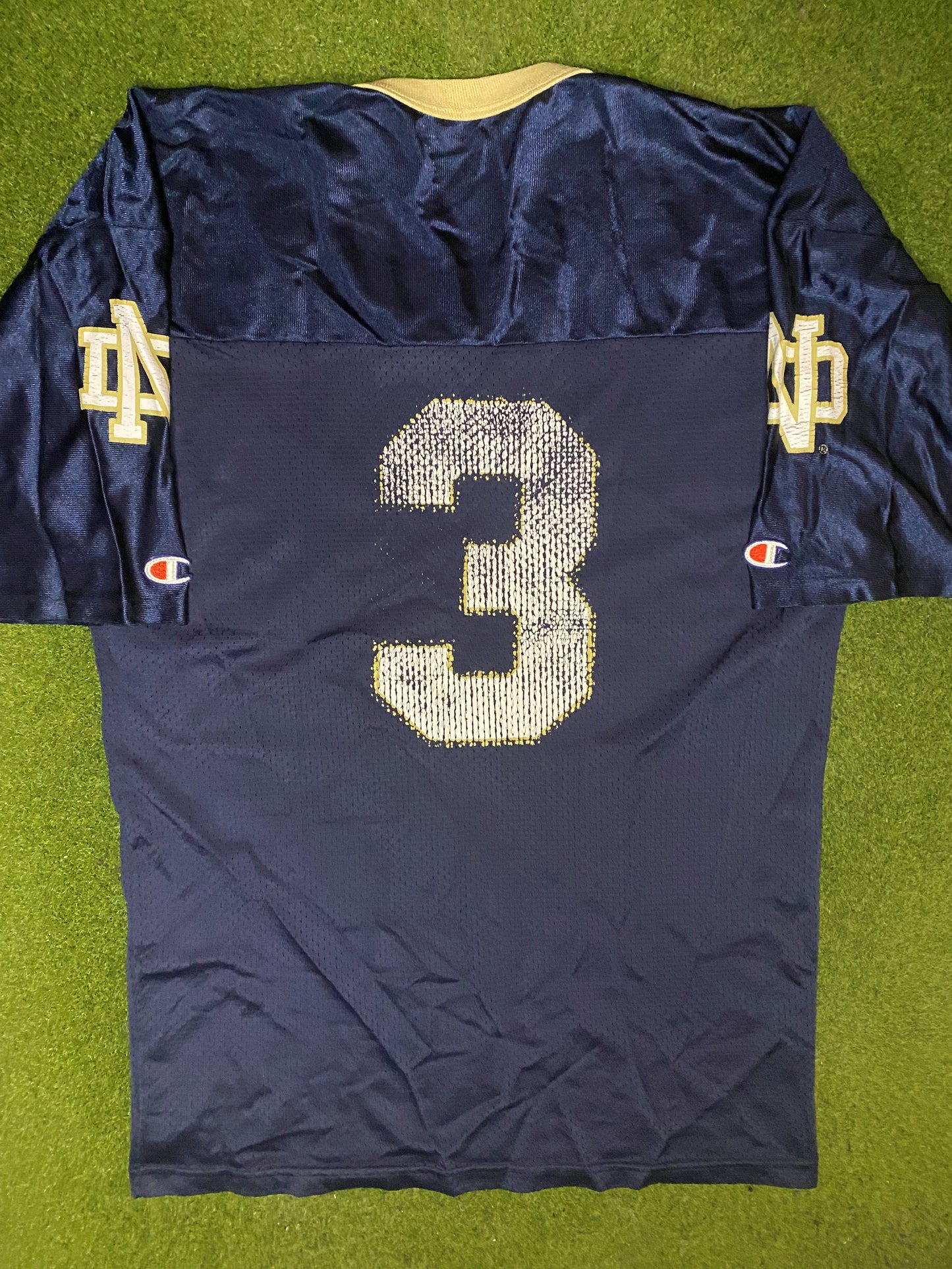 90s Notre Dame Fighting Irish - Vintage College Football Jersey (44) - Gametime Vintage
