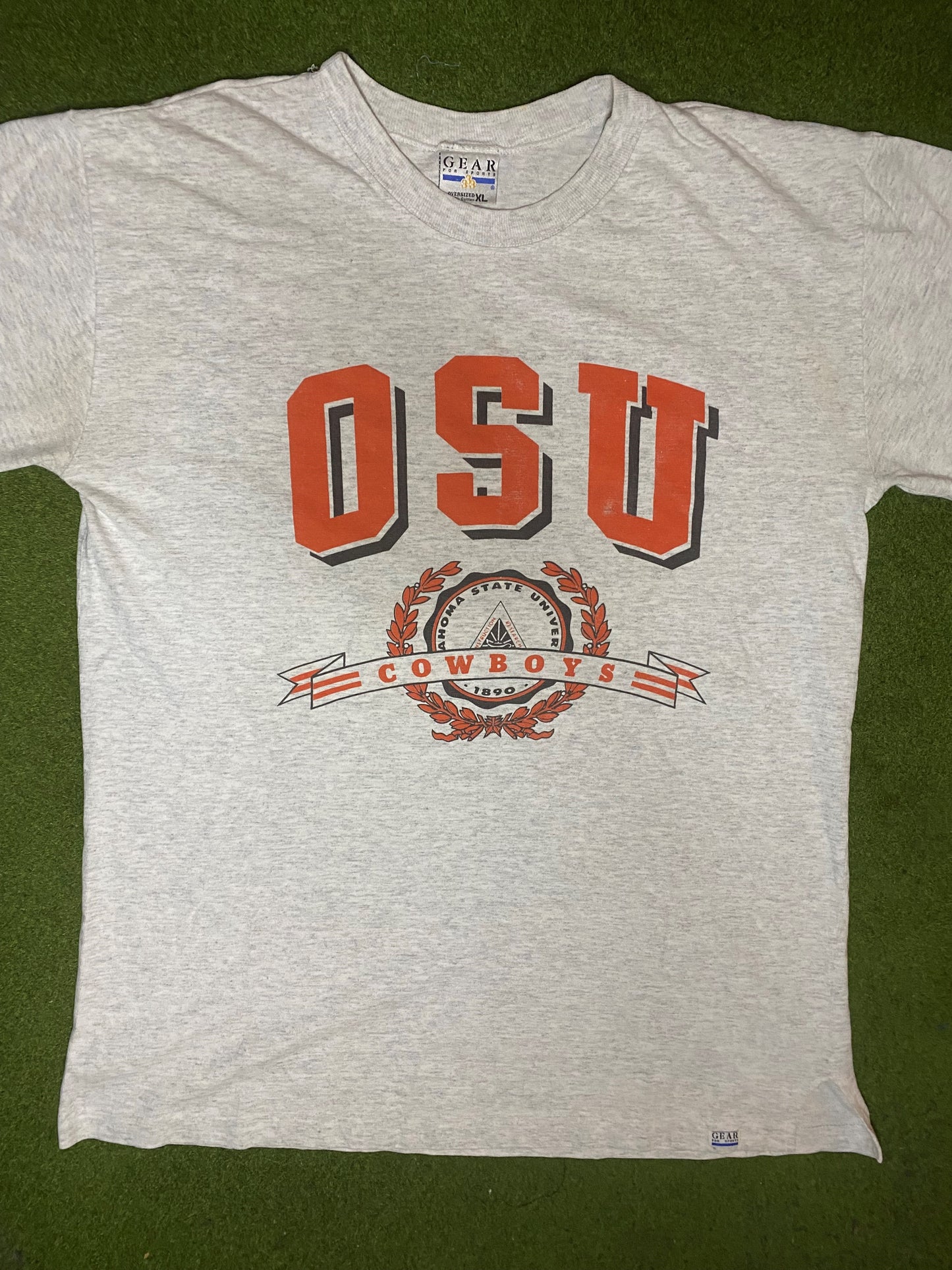 90s Oklahoma State Cowboys - Vintage University T-Shirt (XL) - Gametime Vintage