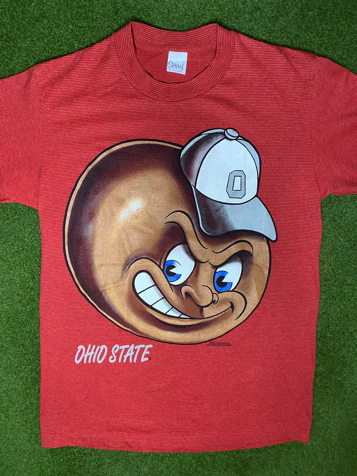 90s Ohio State Buckeyes - Vintage College T Shirt (Large) - Gametime Vintage