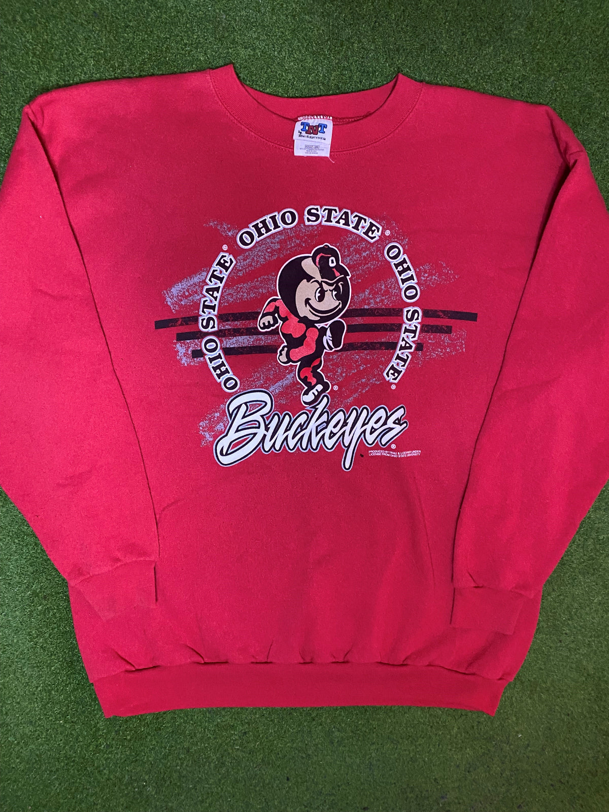 90s Ohio State Buckeyes - Vintage College Sweatshirt (2XL) - Gametime Vintage