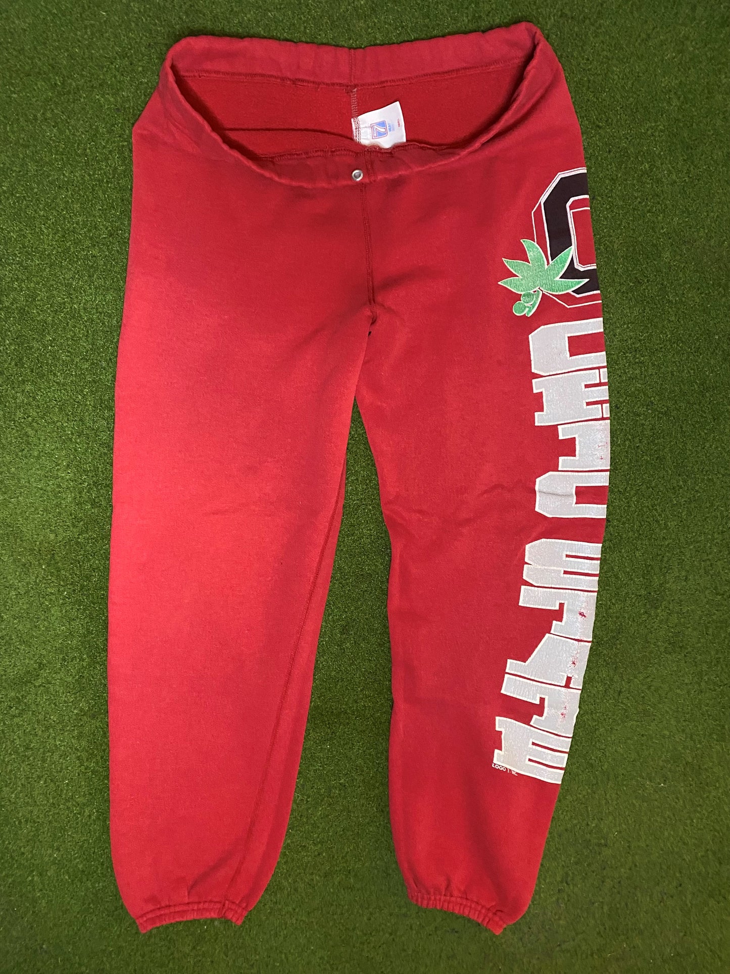 90s Ohio State Buckeyes - Vintage College Sweatpants (Small) - Gametime Vintage