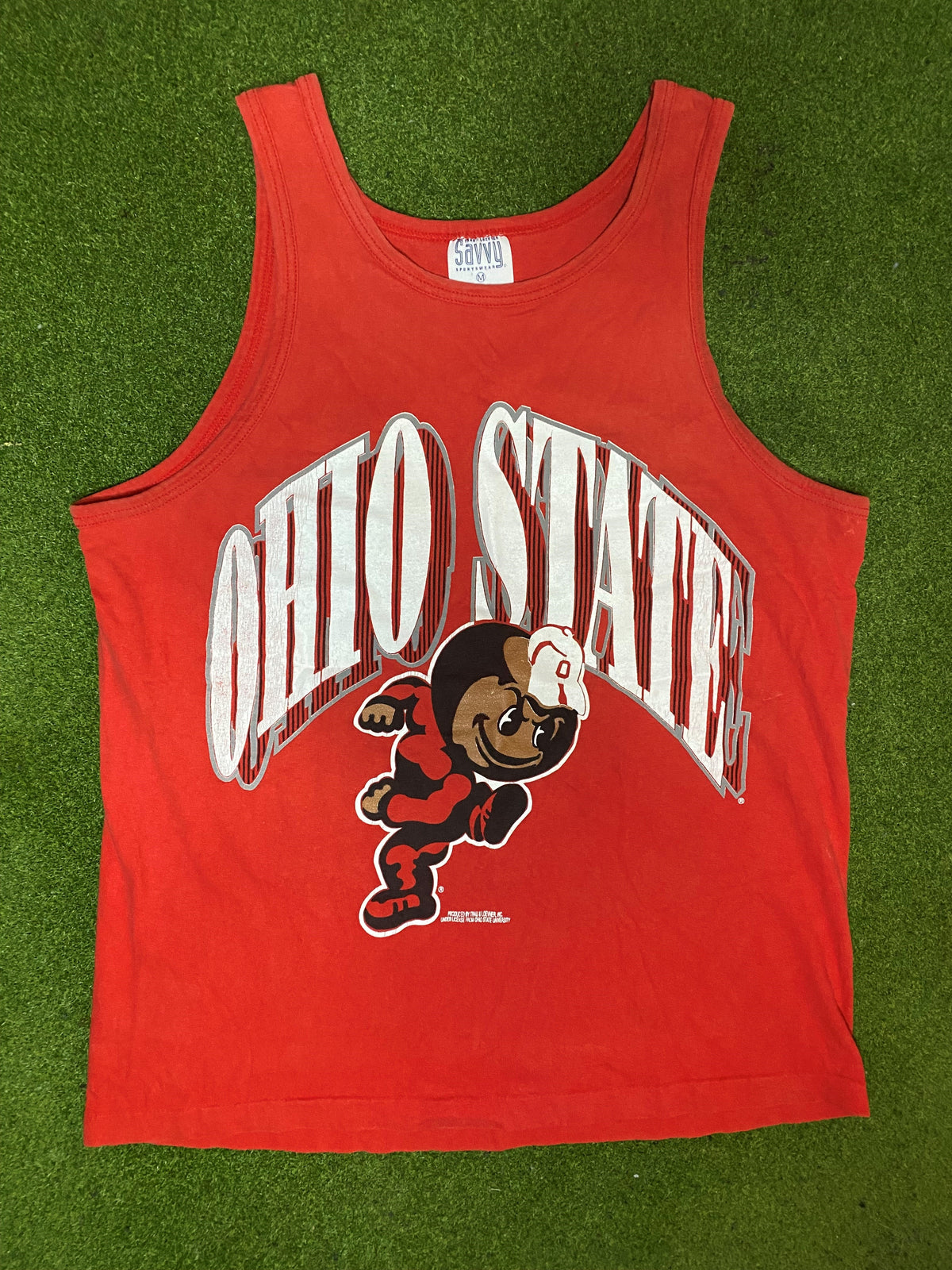 90s Ohio State Buckeyes - Vintage College Tank (Medium) - Gametime Vintage