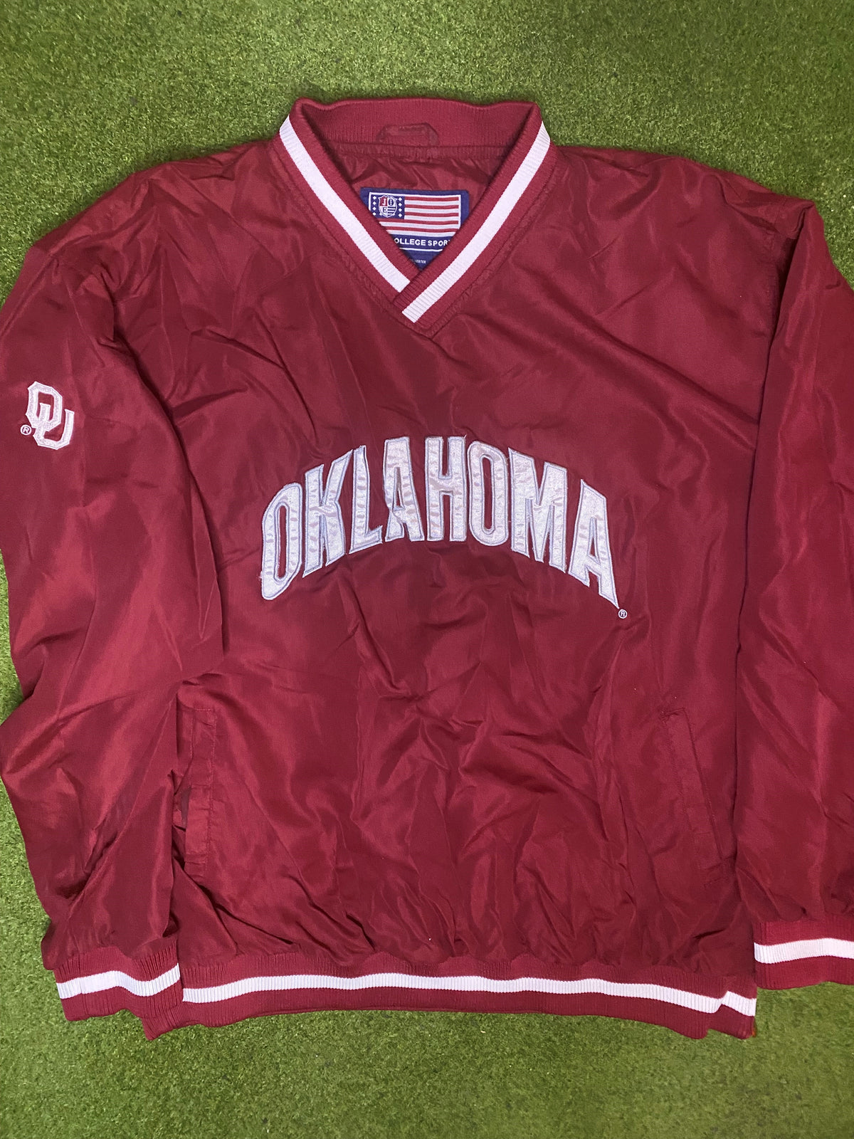 90s Oklahoma Sooners - Vintage College Pullover (XL) - Gametime Vintage