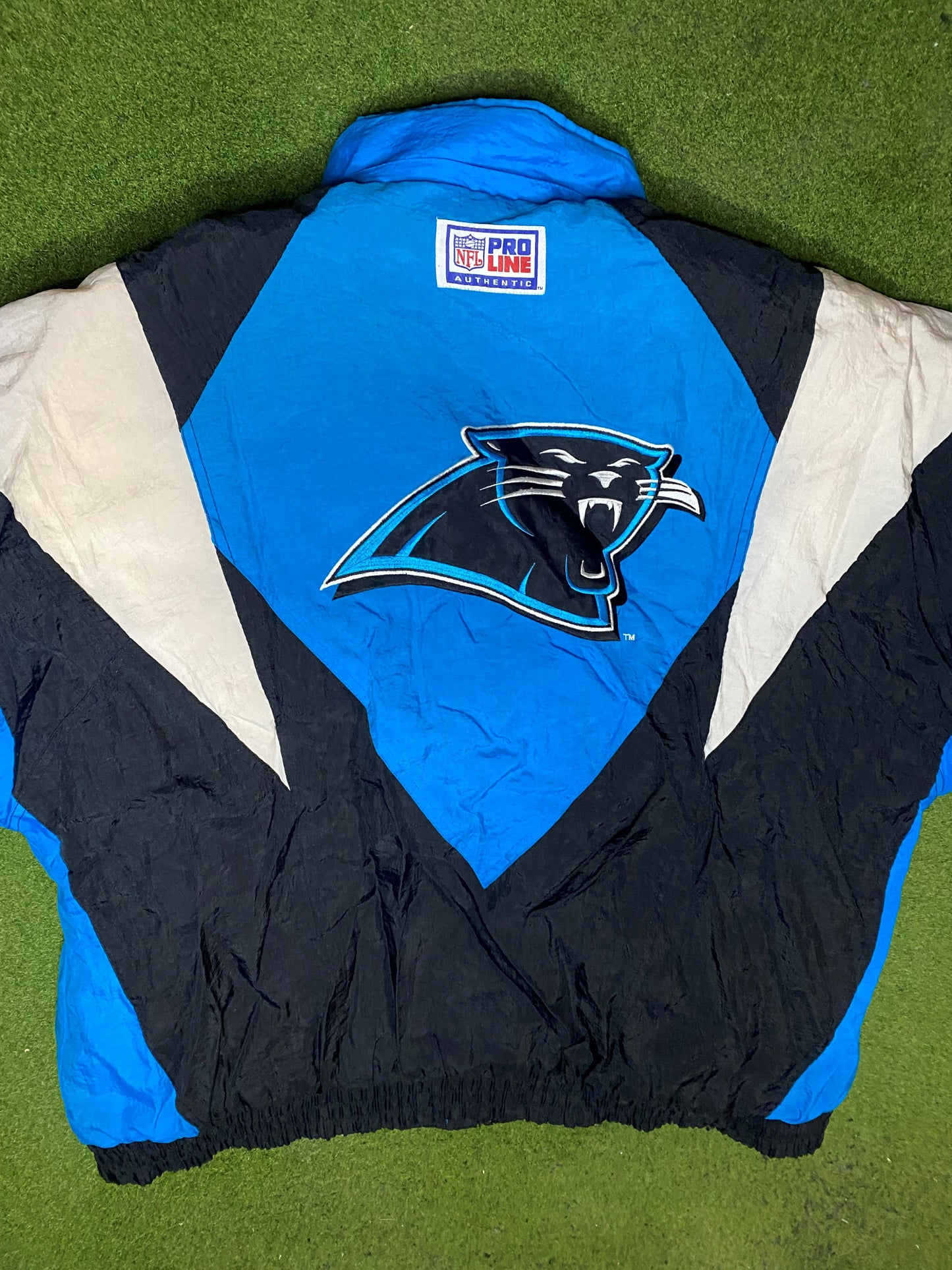90s Carolina Panthers - Reebok - Vintage NFL Jacket (XL) - Gametime Vintage