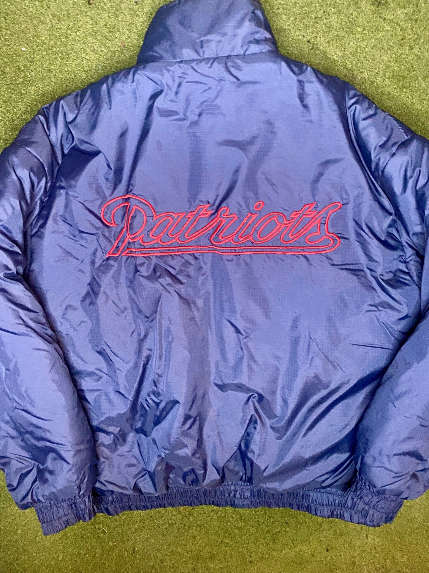 Chaqueta de invierno vintage de los 90 de los New England Patriots - Reversible - NFL (2XL)