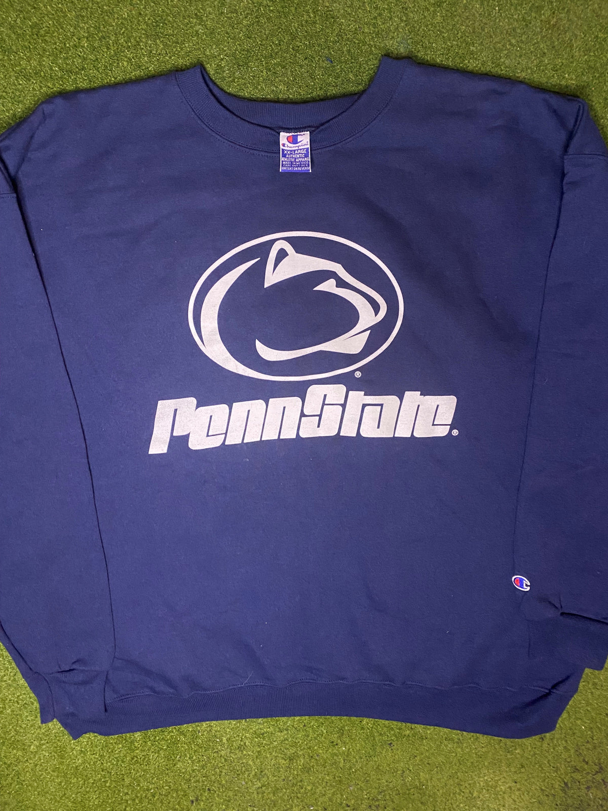 90s Penn State Nittany Lions - Reverse Weave - Vintage College Sweatshirt (2XL) - Gametime Vintage