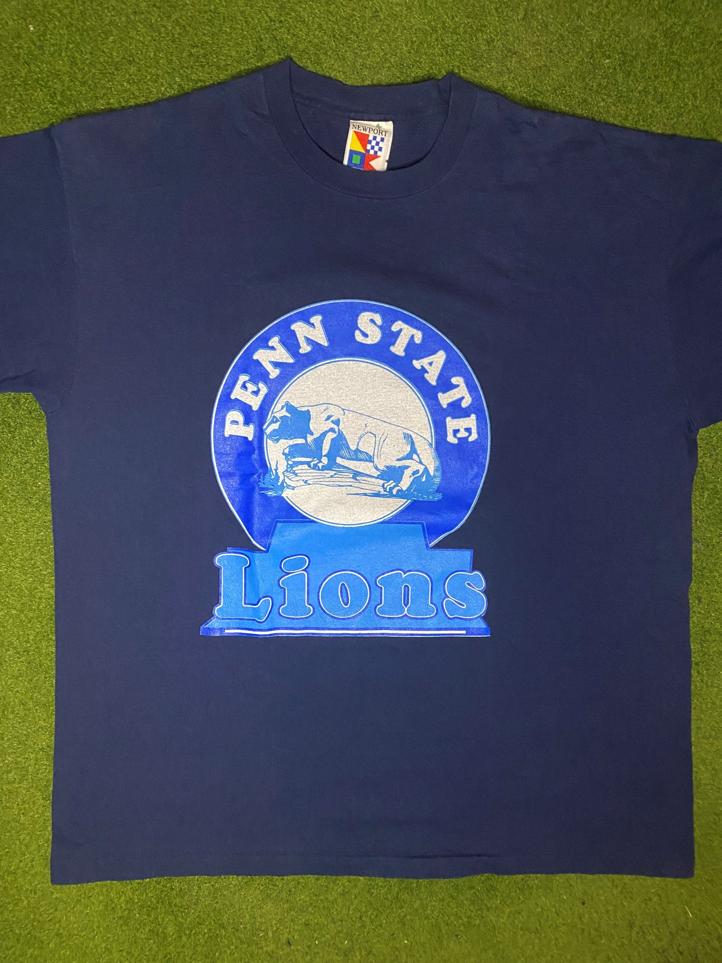 90s Penn State Nittany Lions - Vintage College Tee (2XL) - Gametime Vintage