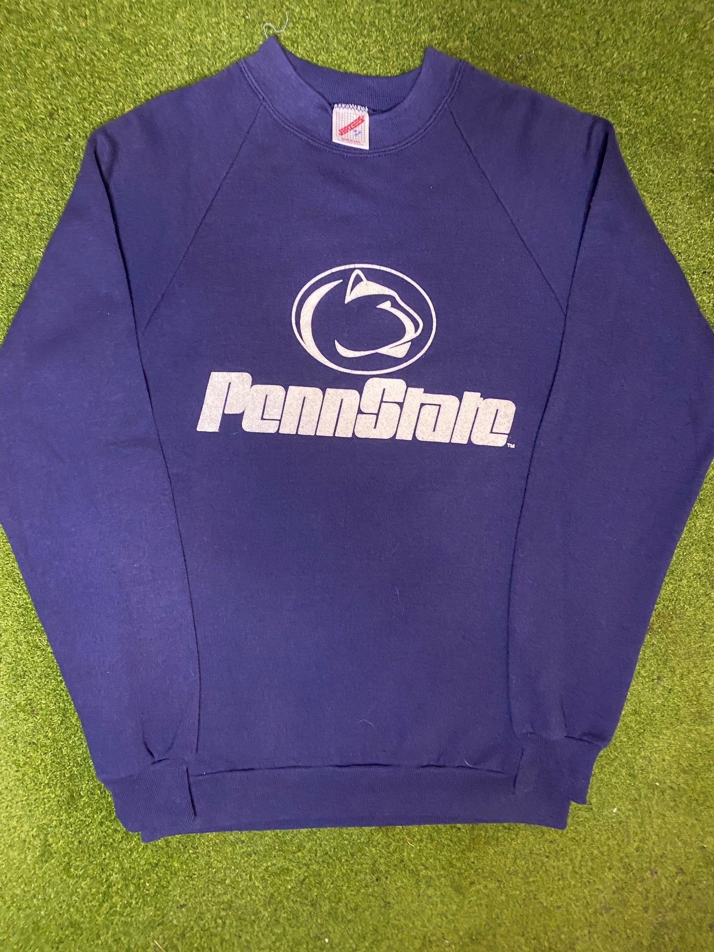 90s Penn State Nittany Lions - Vintage College Sweatshirt (Medium) - Gametime Vintage
