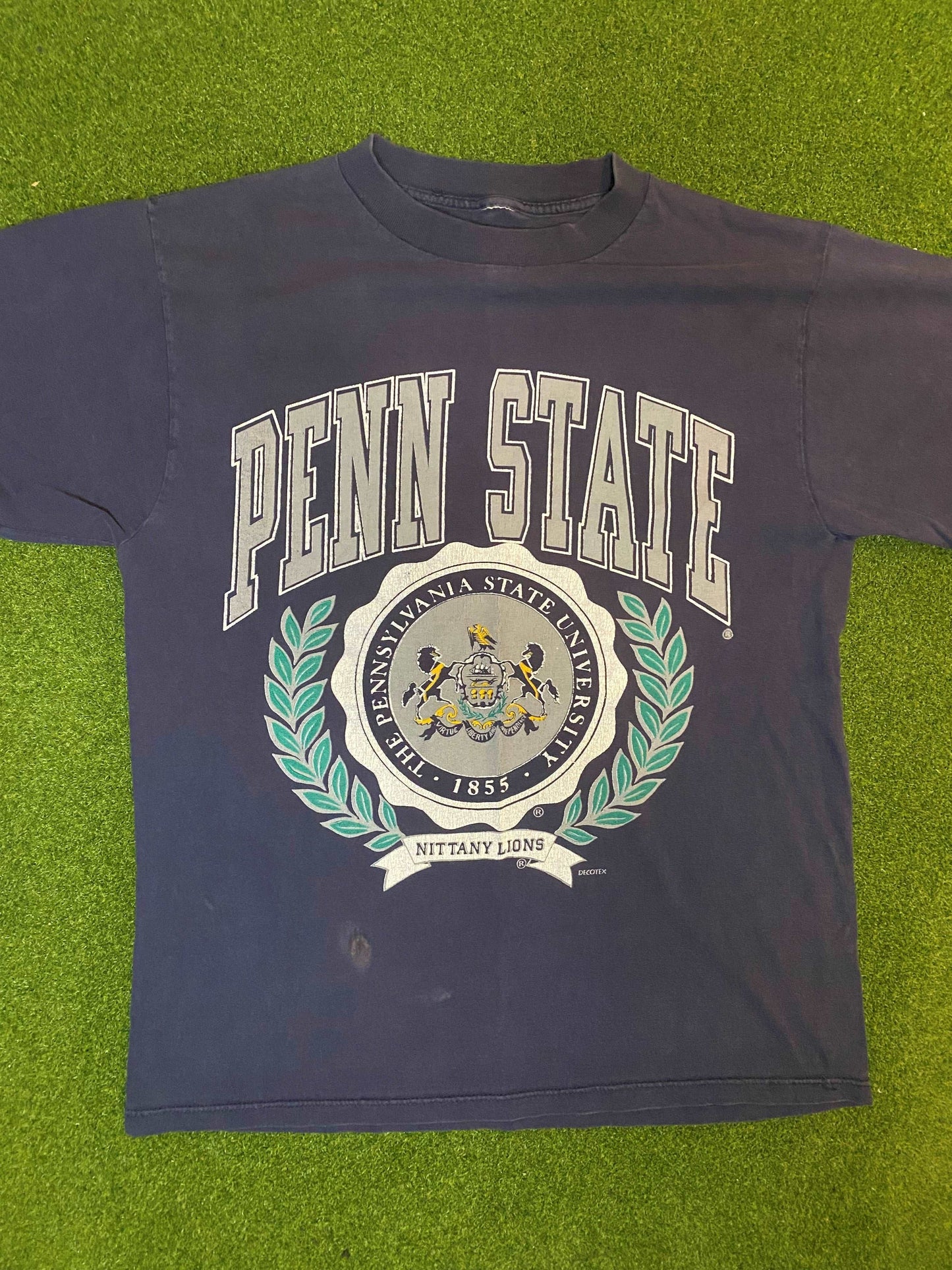 90s Penn State Nittany Lions - Vintage College Tee Shirt (Medium) - Gametime Vintage
