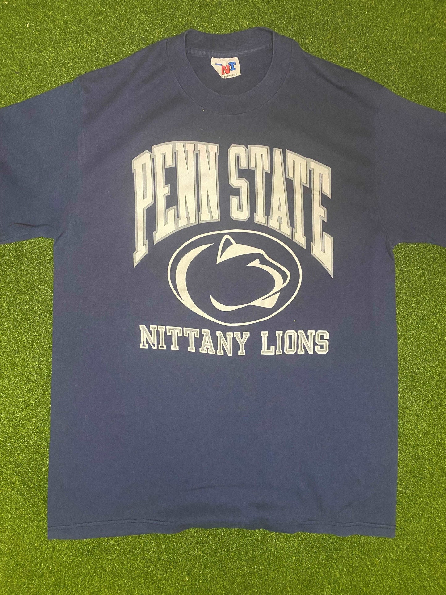 90s Penn State Nittany Lions - Vintage College Tee Shirt (Medium) - Gametime Vintage