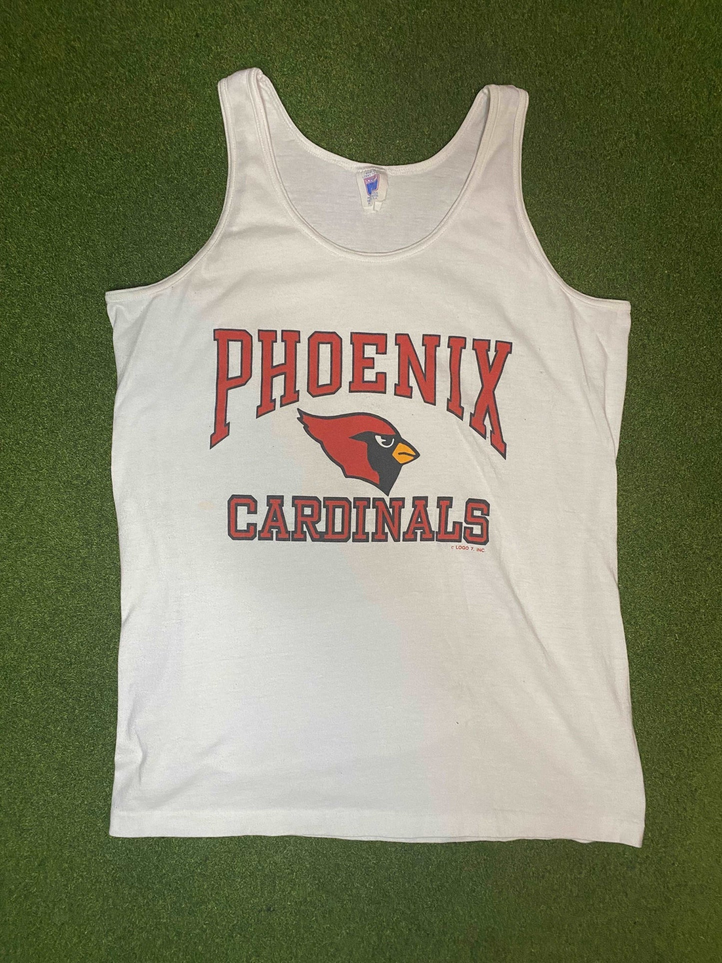 90s Phoenix Cardinals - Vintage NFL Tank (Large) - Gametime Vintage