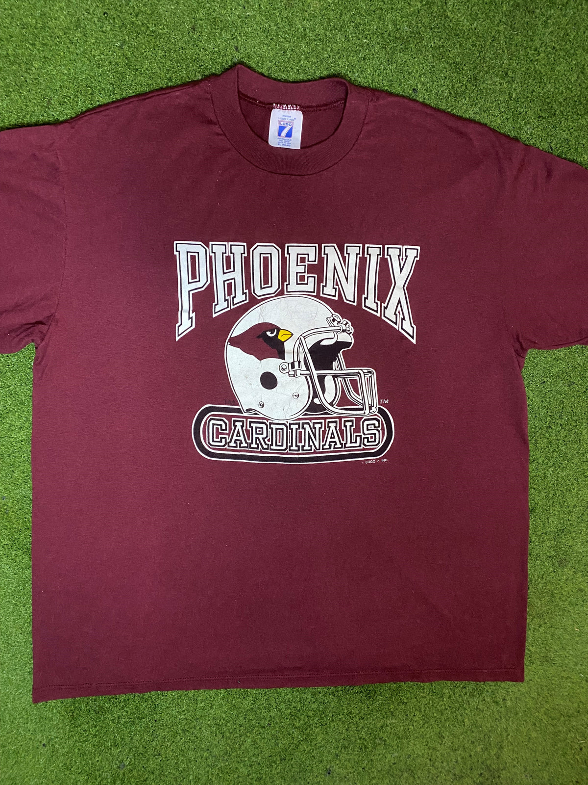 90s Phoenix Cardinals - Vintage NFL T-Shirt (XL) - Gametime Vintage